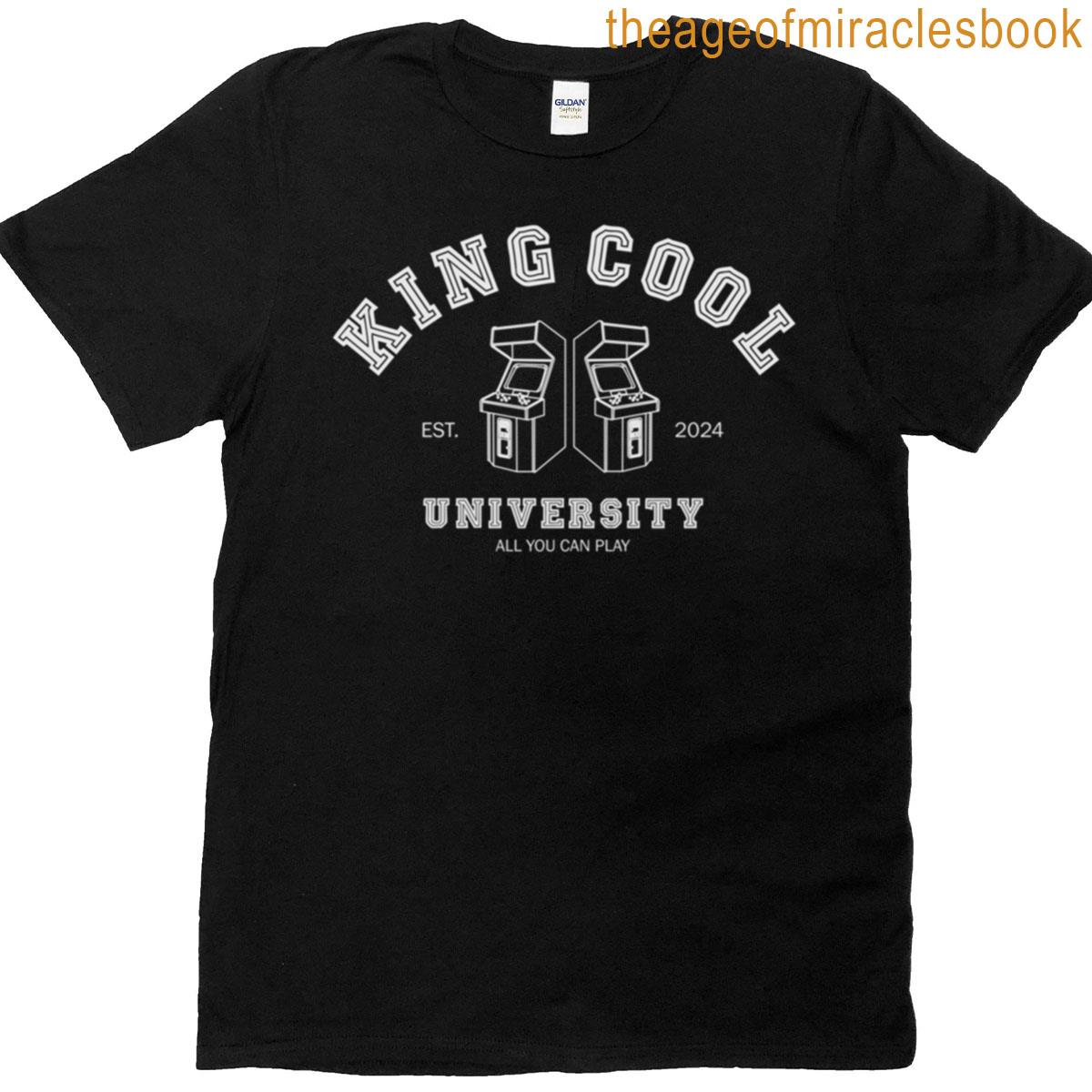 King Cool University – White Logo T-shirt