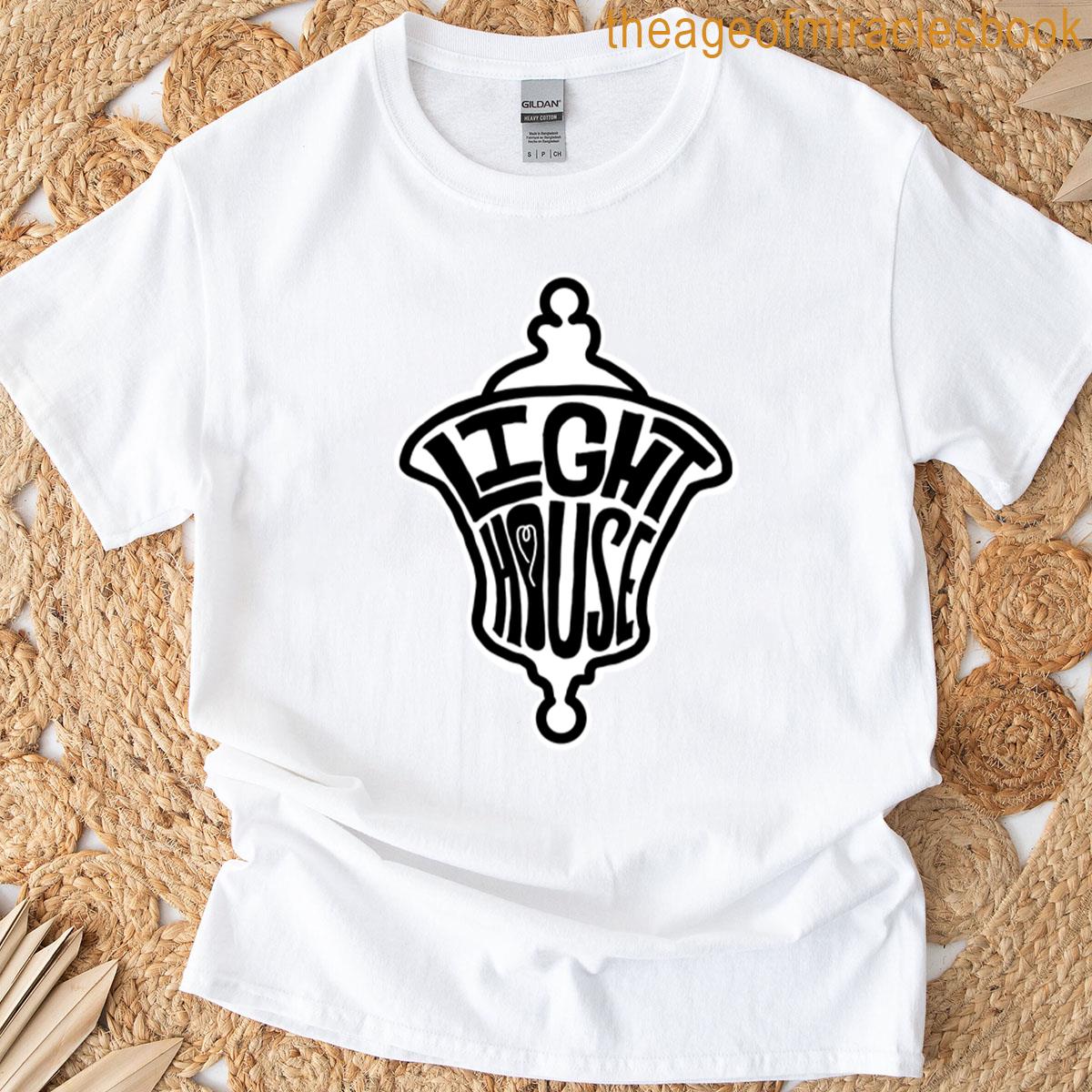 Lighthouse Logo Black And White T-shirt
