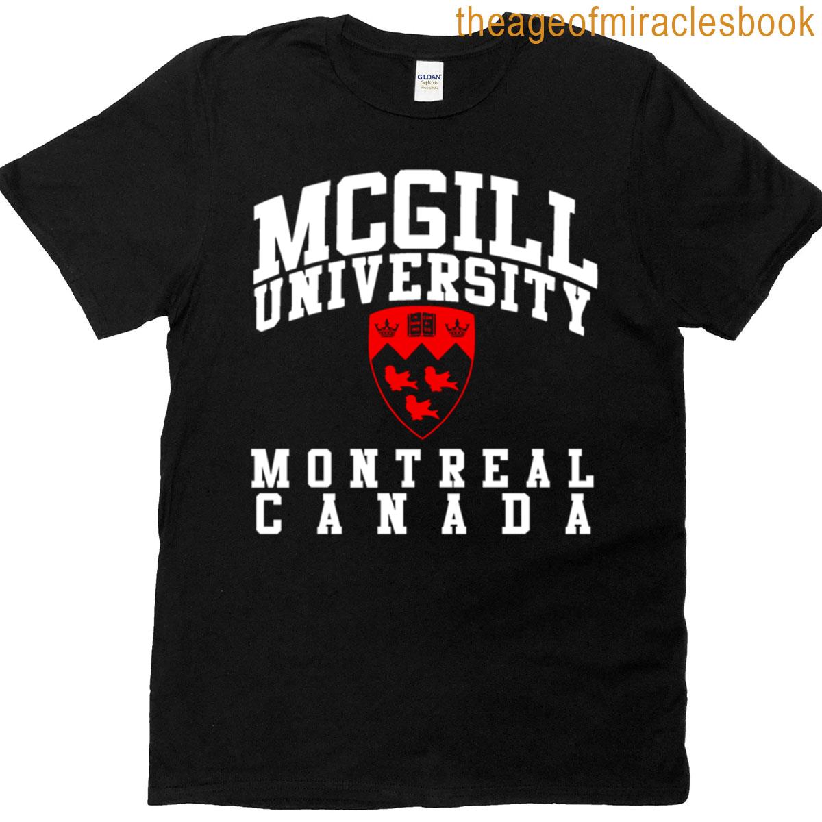Mcgill University Montreal Canada Oversized T-shirt