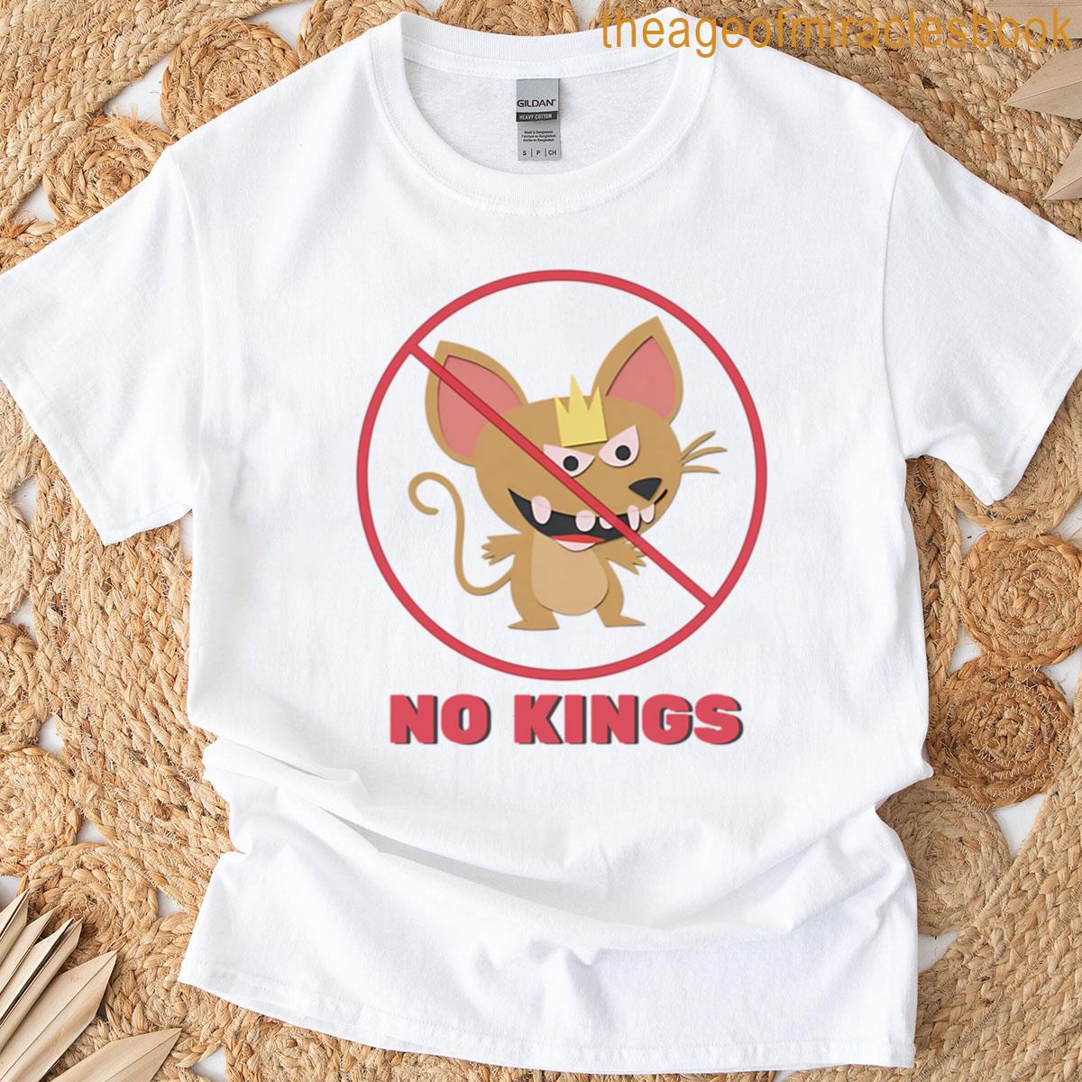 No Kings Angry Rat T-shirt