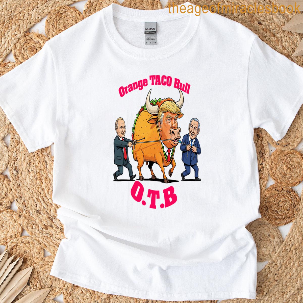 Orange Taco Bull Oversized T-shirt