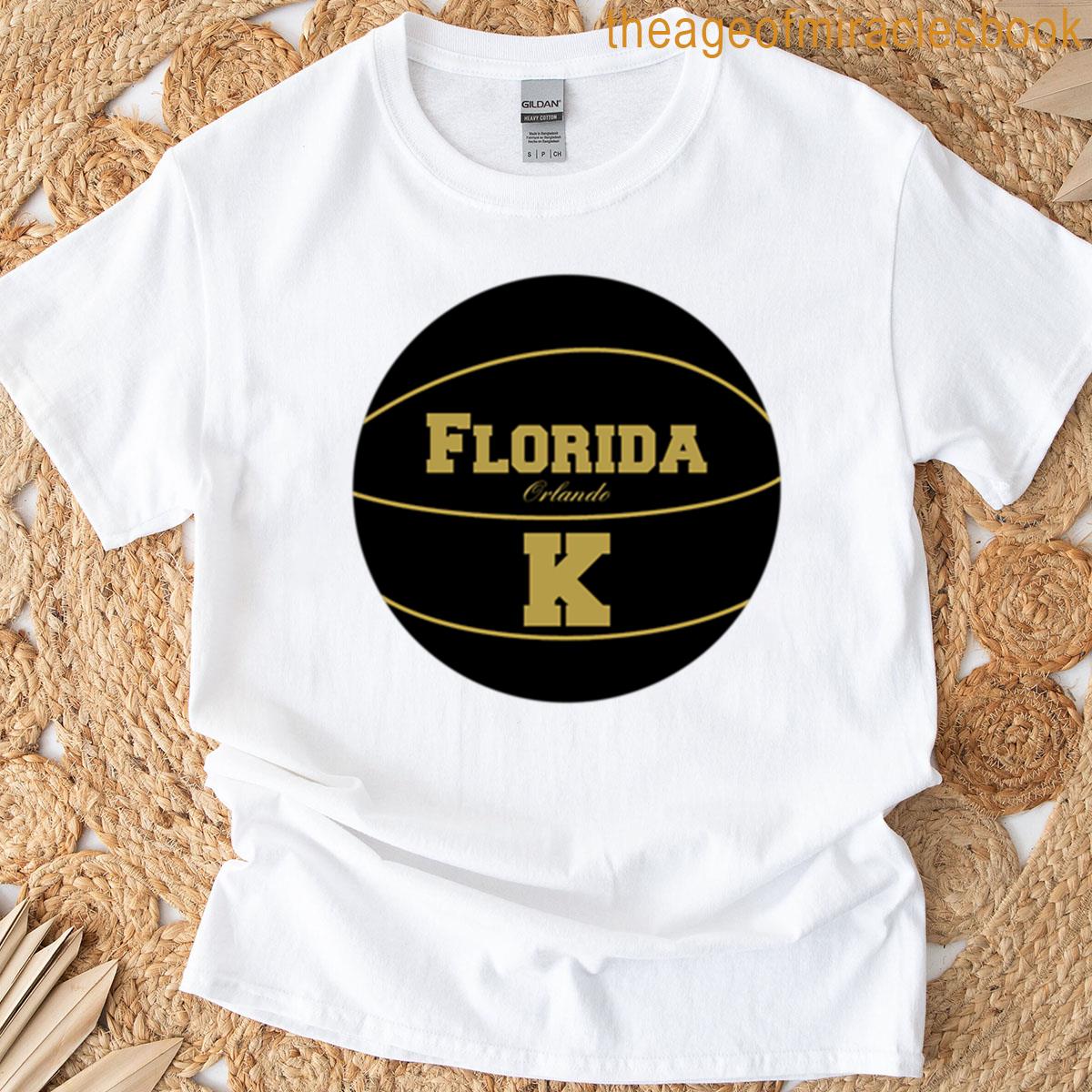 Orlando Florida Fl Basketball Logo T-shirt