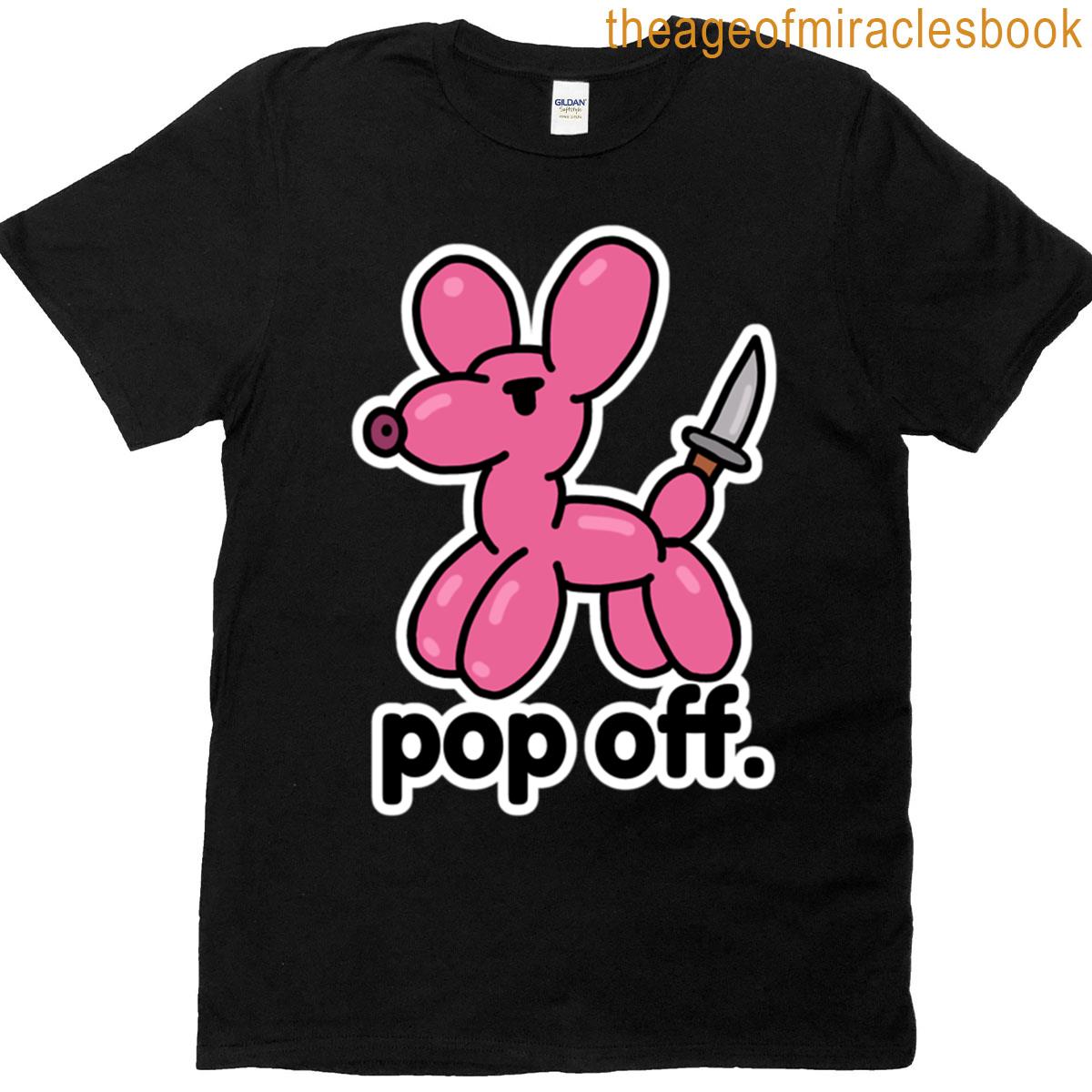 Pop Off Pink Balloon Dog T-shirt