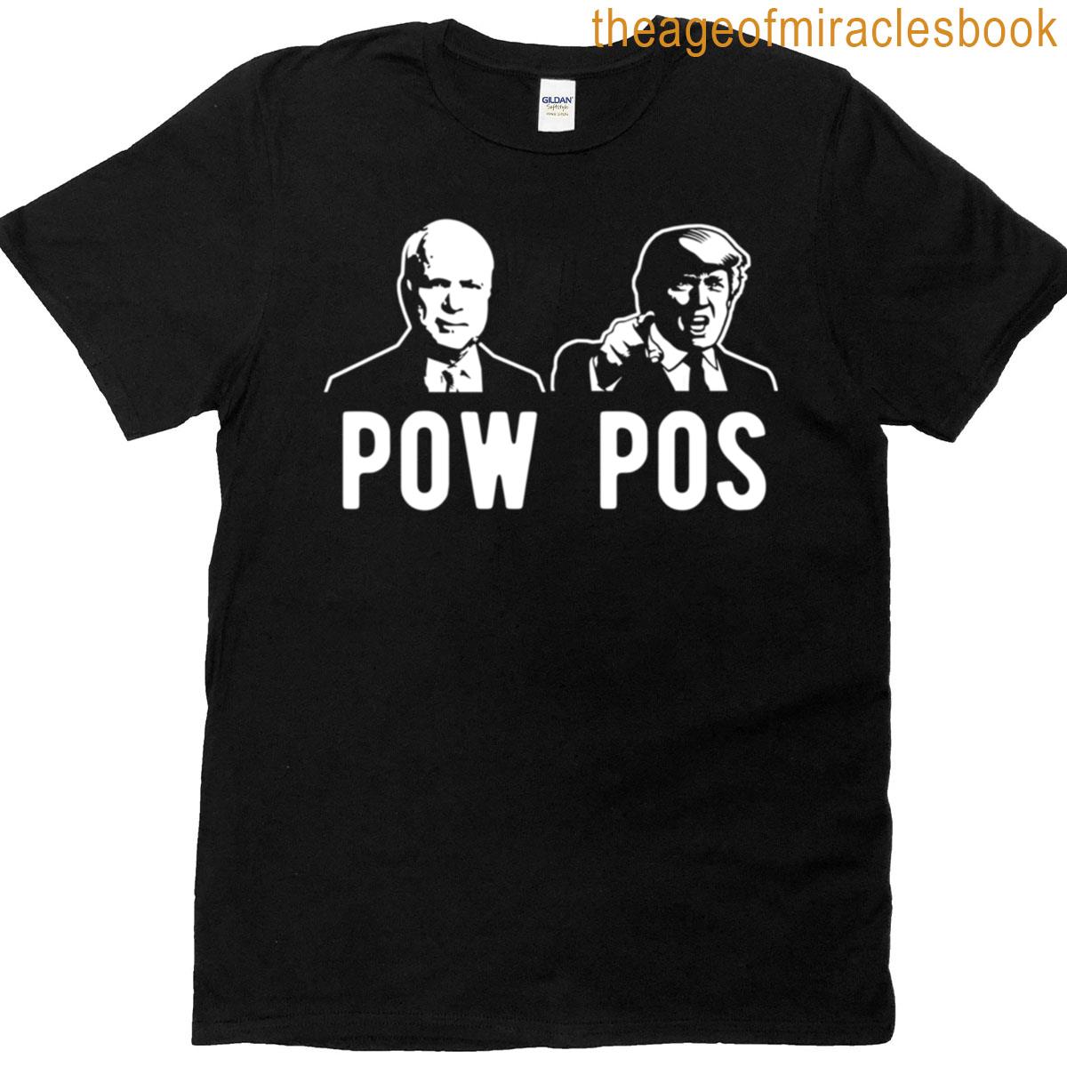 Pow Pos Mccain Trump T-shirt