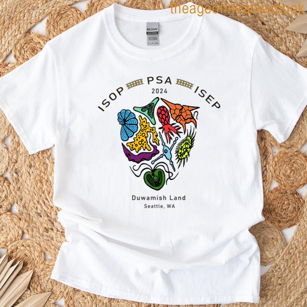 Psa-isop-isep 2024 Algae And Protists Logo Oversized T-shirt