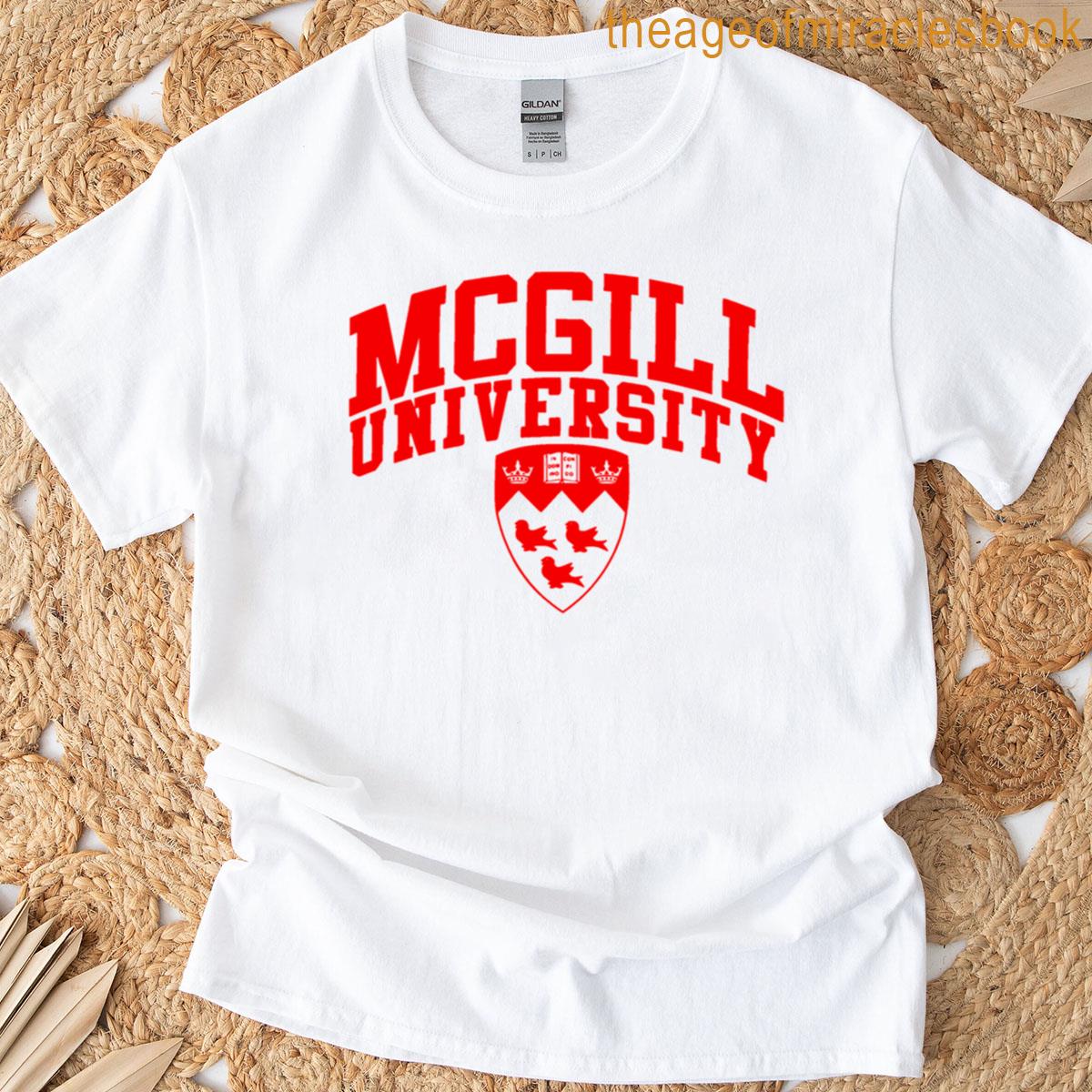 Red Mcgill – University Logo T-shirt
