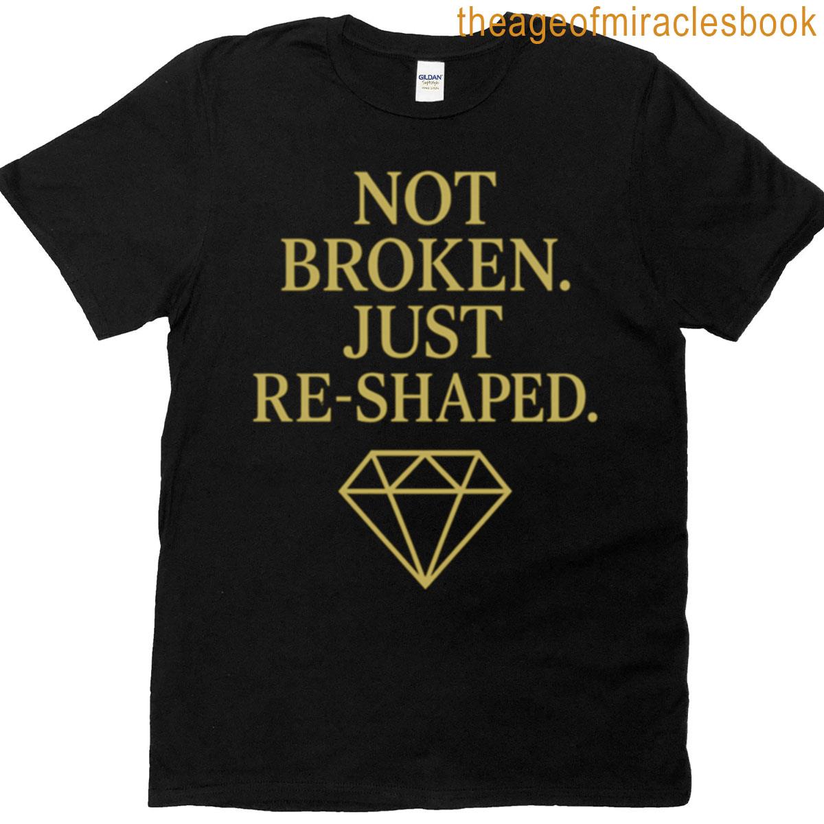 Reshaped Into Diamond Growth Through Pain Quote T-shirt