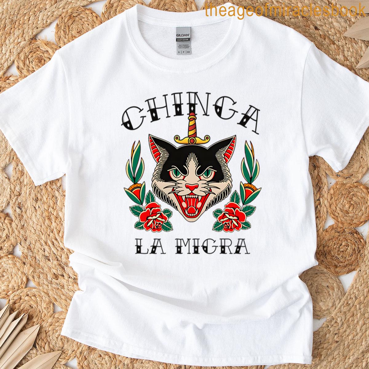 Rose Chinga La Migra T-shirt