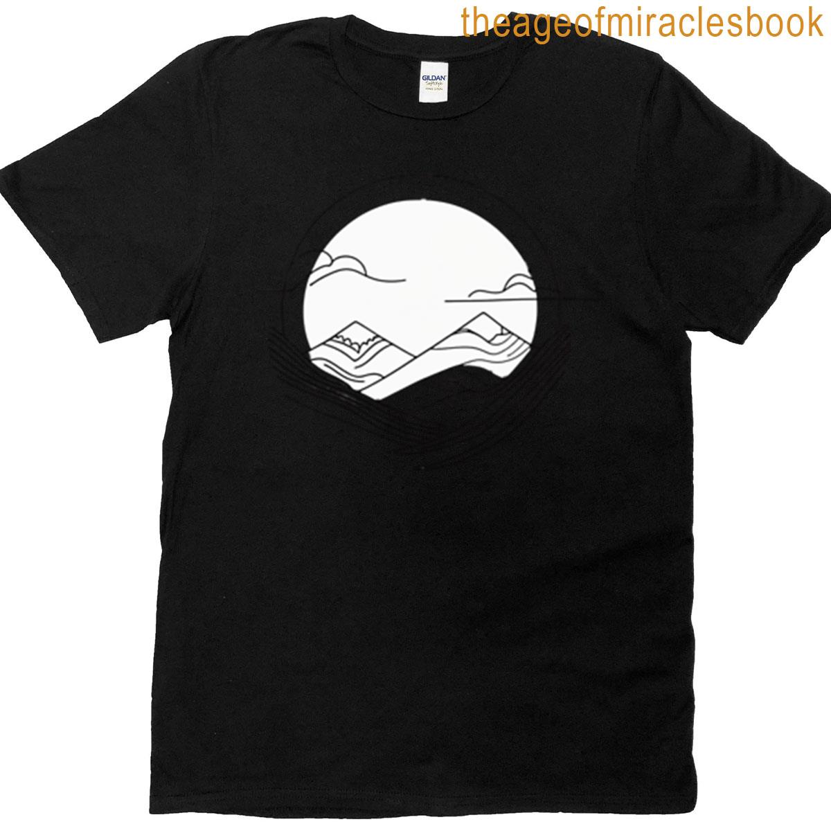 Sunset Hills Abstract Minimal Landscape T-shirt