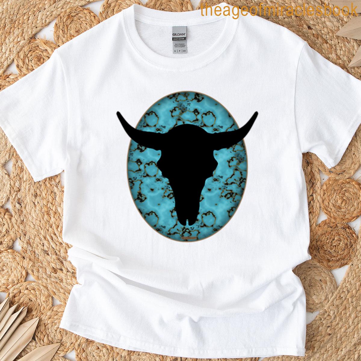 Turquoise Series – Buffalo Skull T-shirt