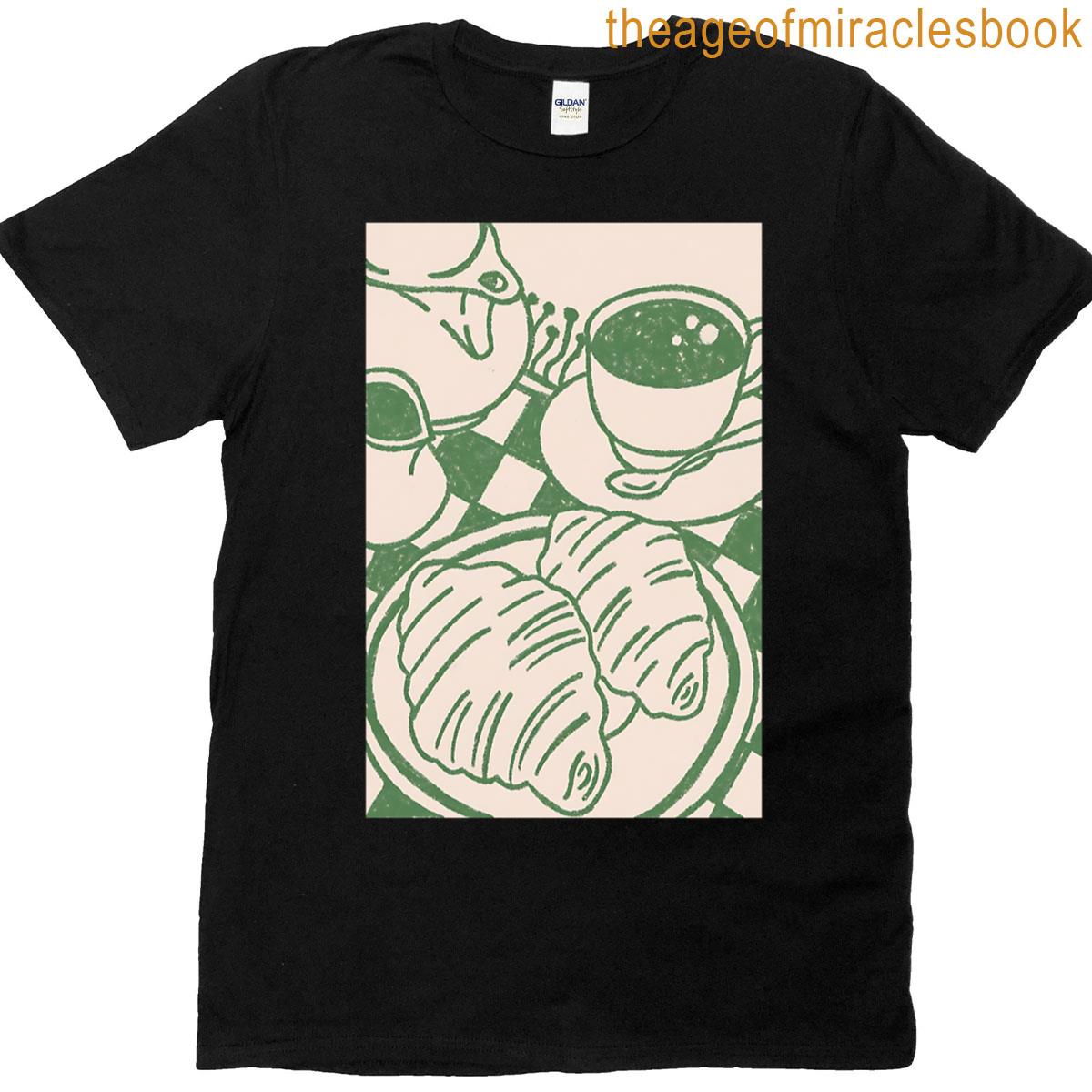 Vintage Breakfast Coffee Retro Kitchen Poster T-shirt