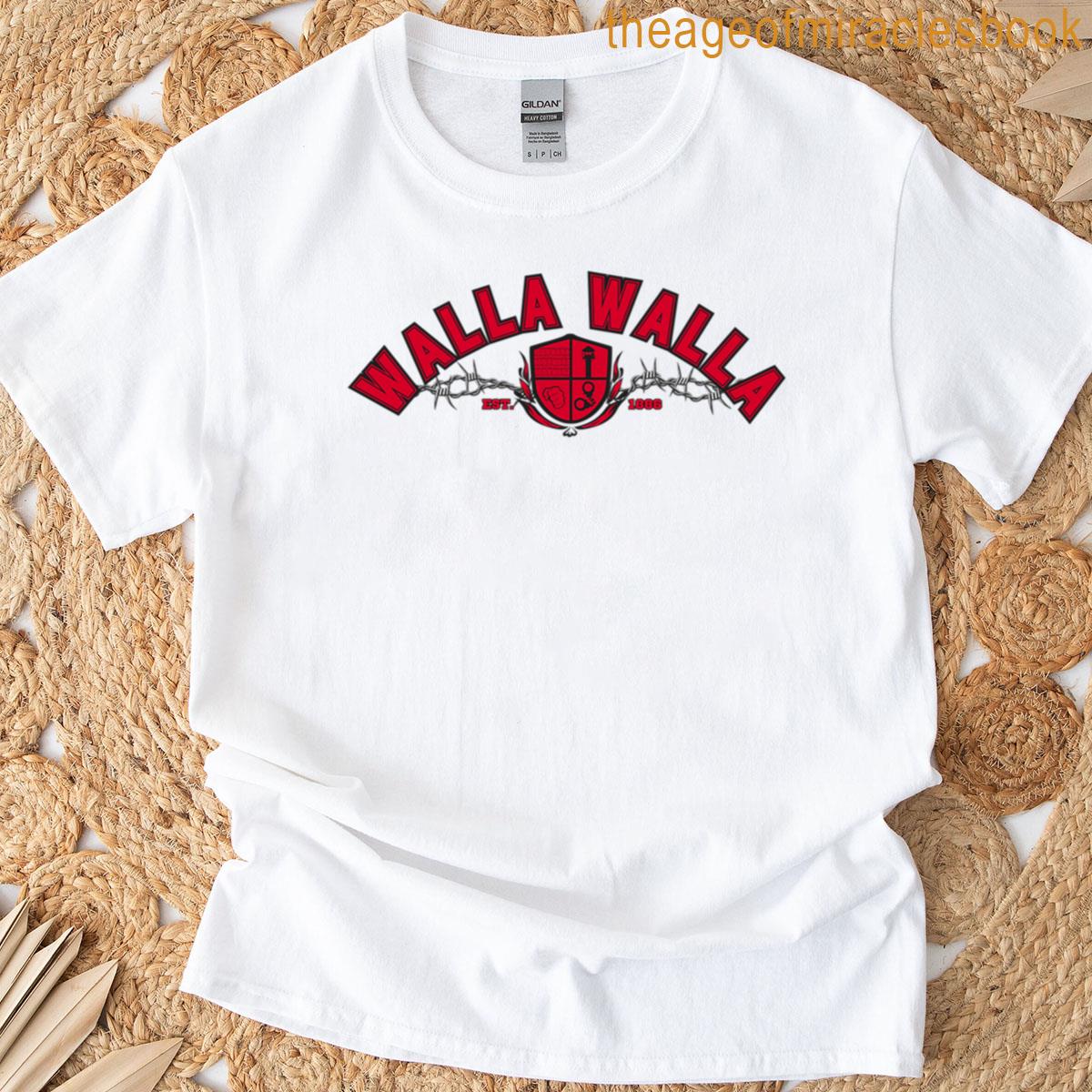 Walla Walla Prison University Red T-shirt
