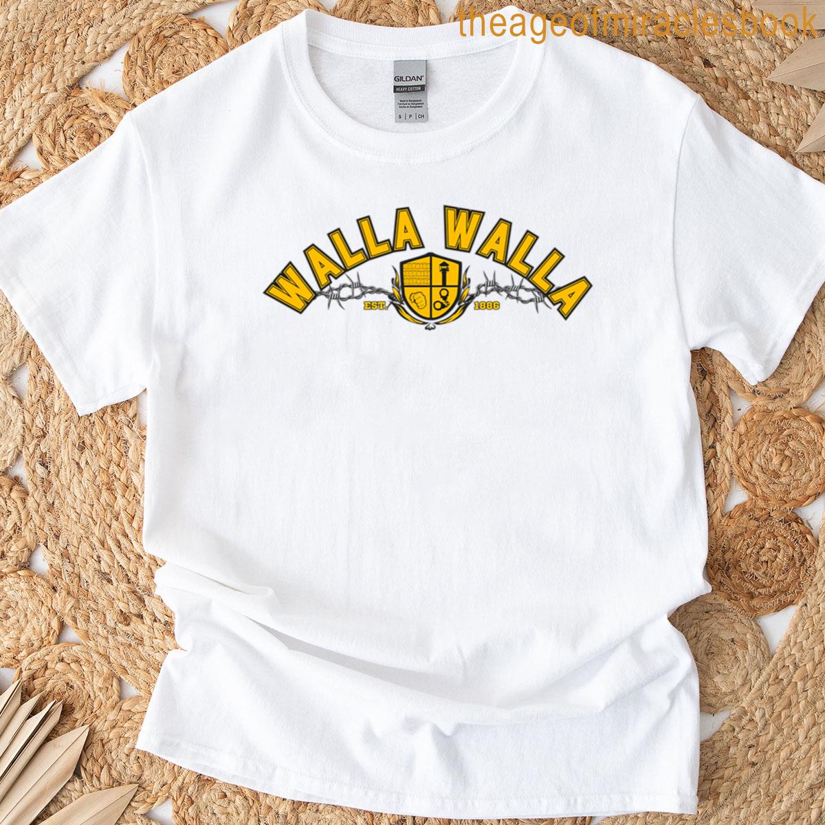 Walla Walla Prison University Yellow T-shirt