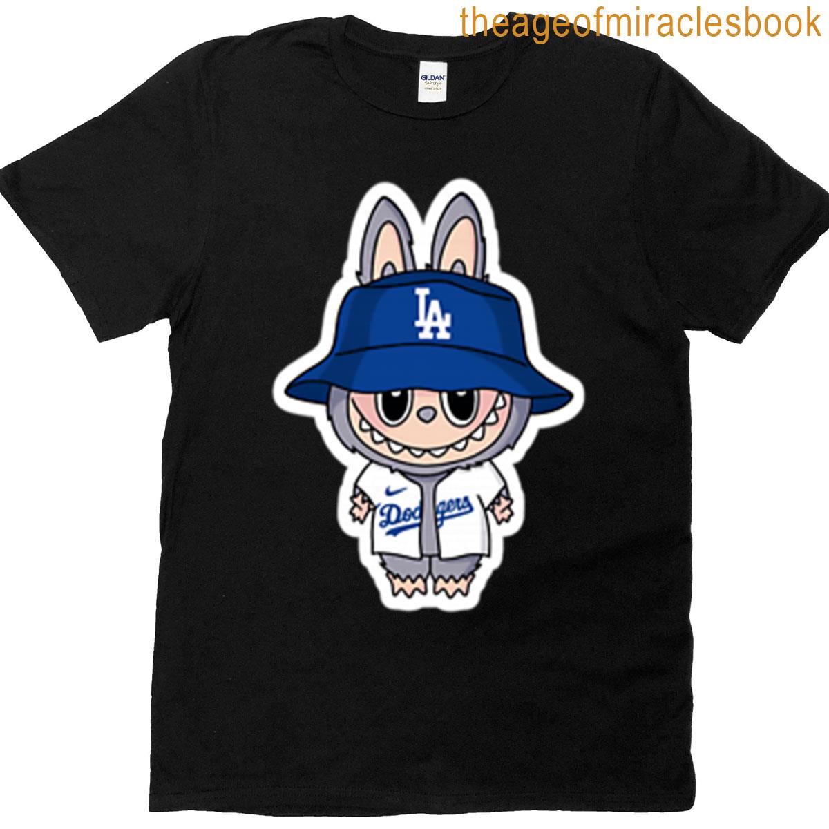 Blue Labubu Baseball T-shirt