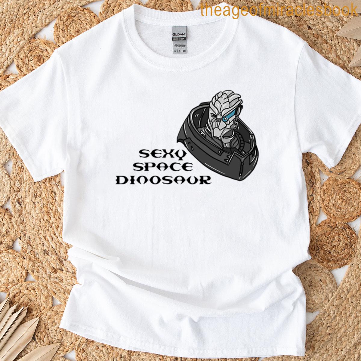 Garrus – Sexy Space Dinosaur T-shirt