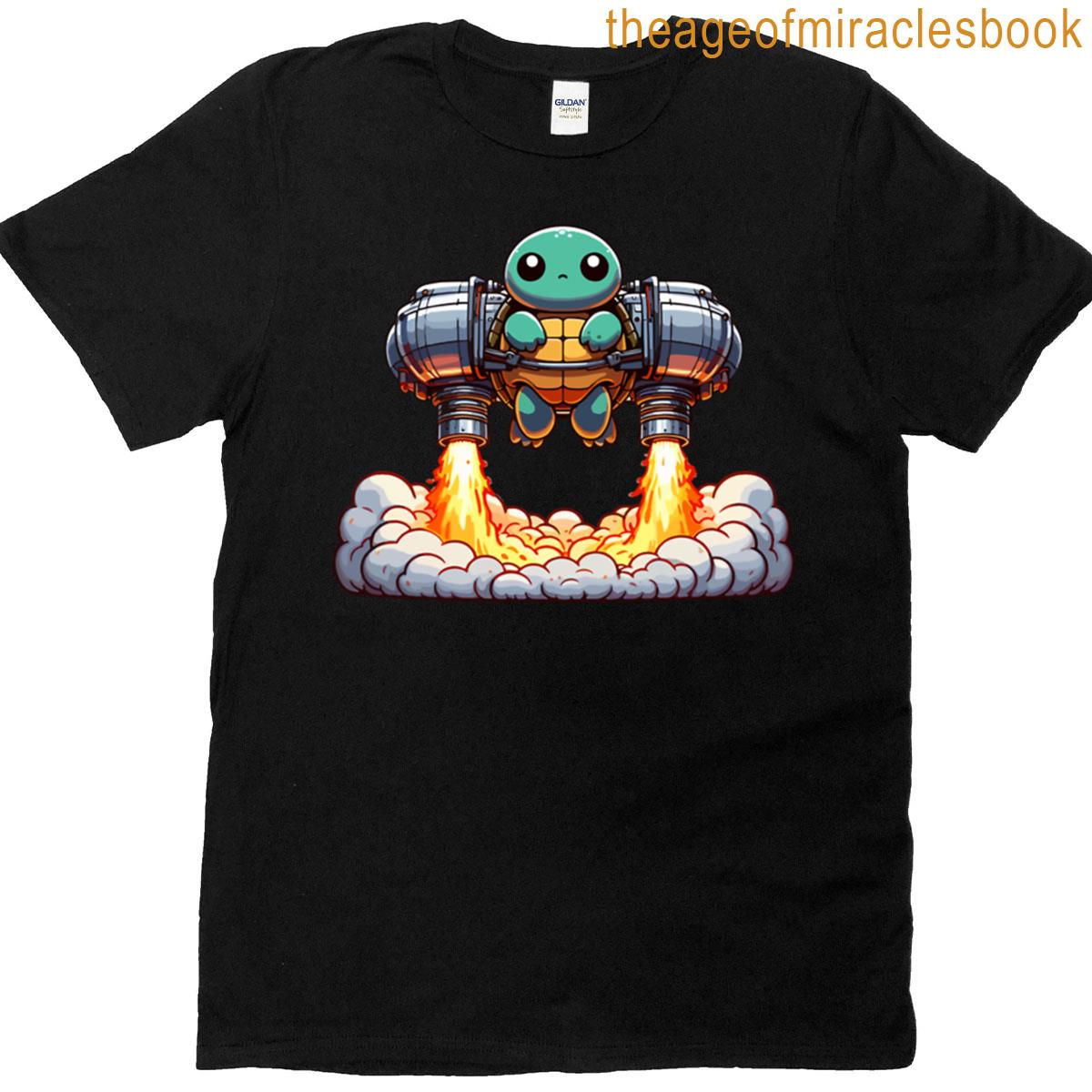Jetpack Turtle Calm In The Chaos T-shirt