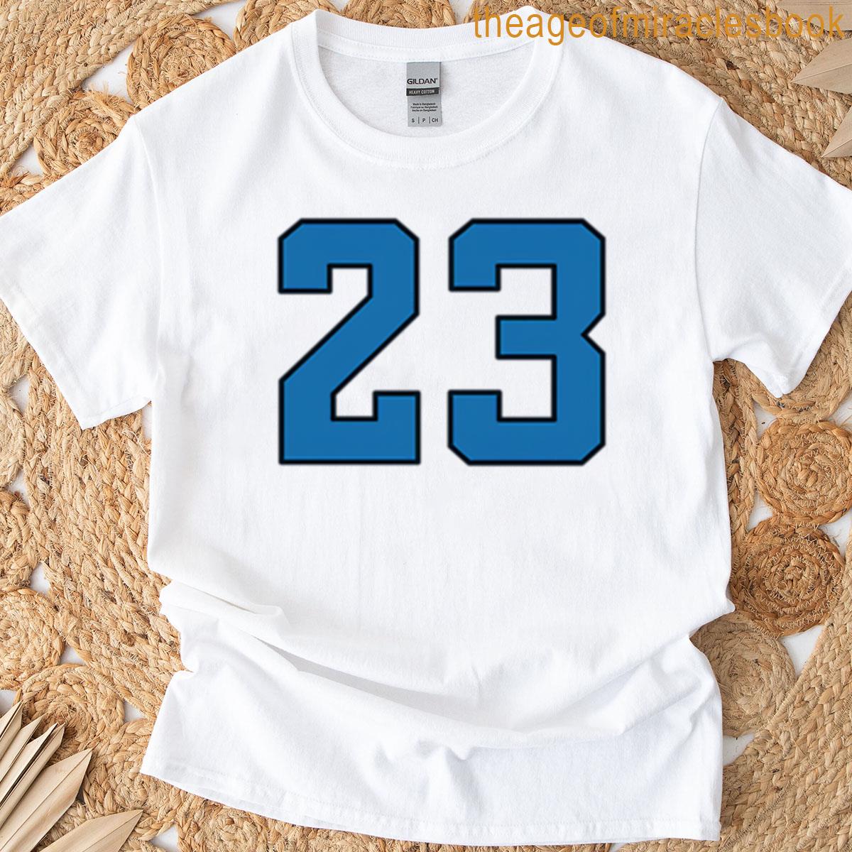 Number 23 Blue Color T-shirt