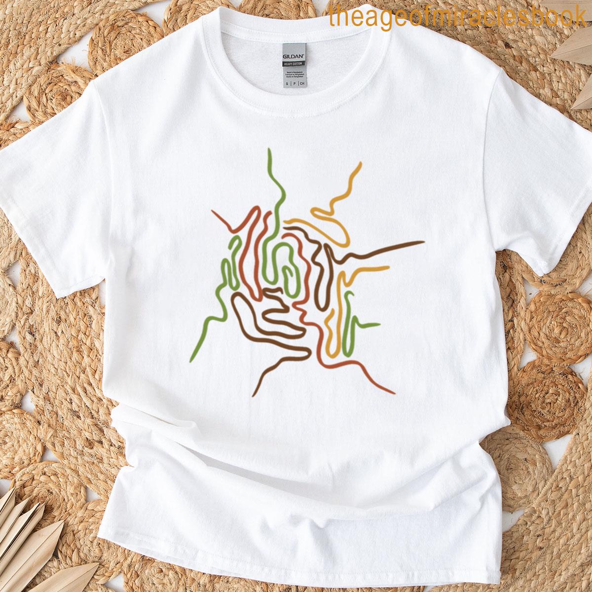 Organic Abstract Squigglies T-shirt