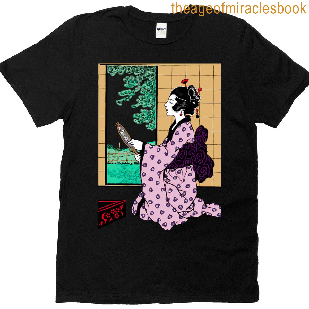 Pink Robe Girl T-shirt