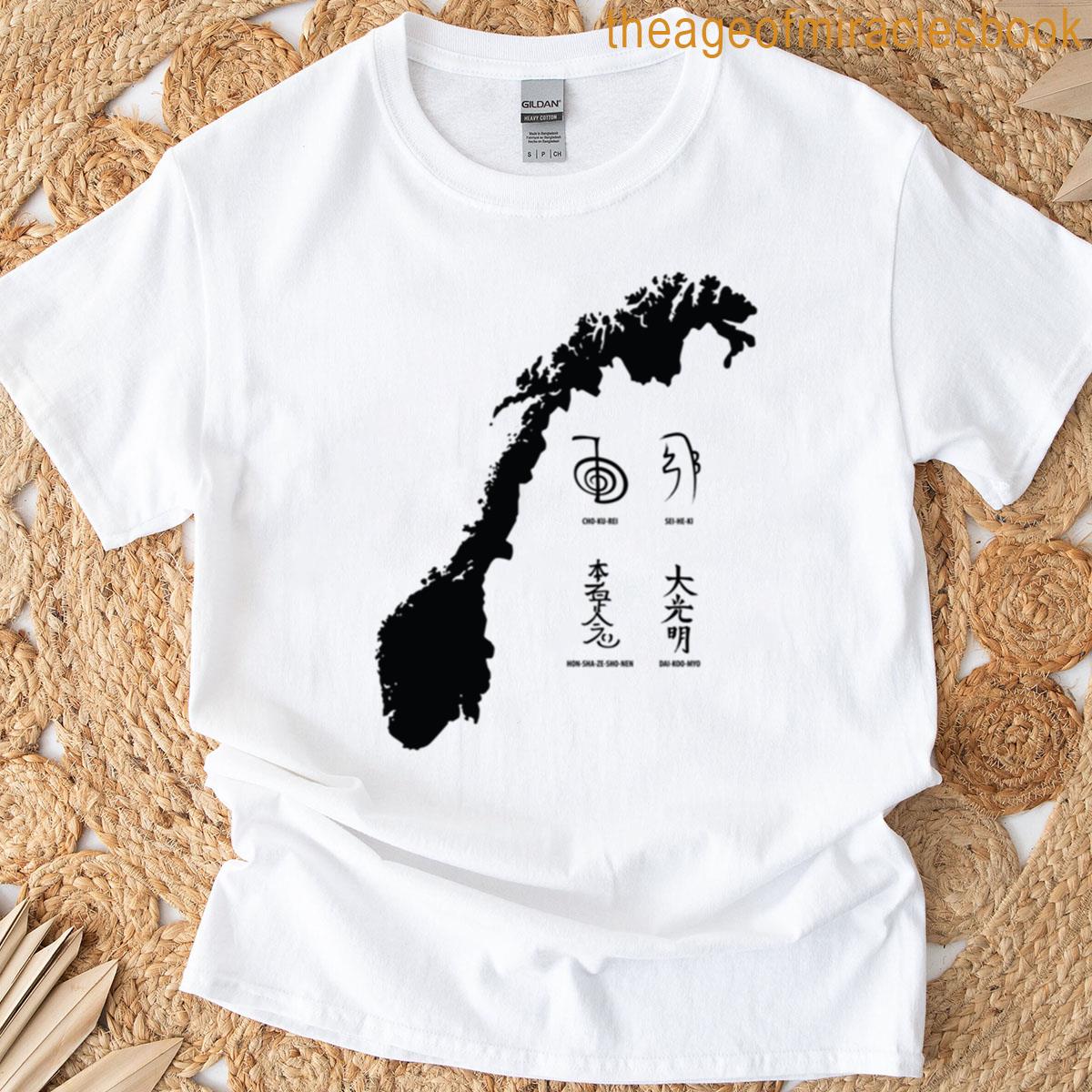 Reiki Map – Norway T-shirt