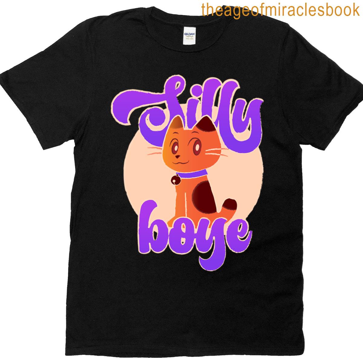 Silly Boye Cat Kitten Illustration T-shirt