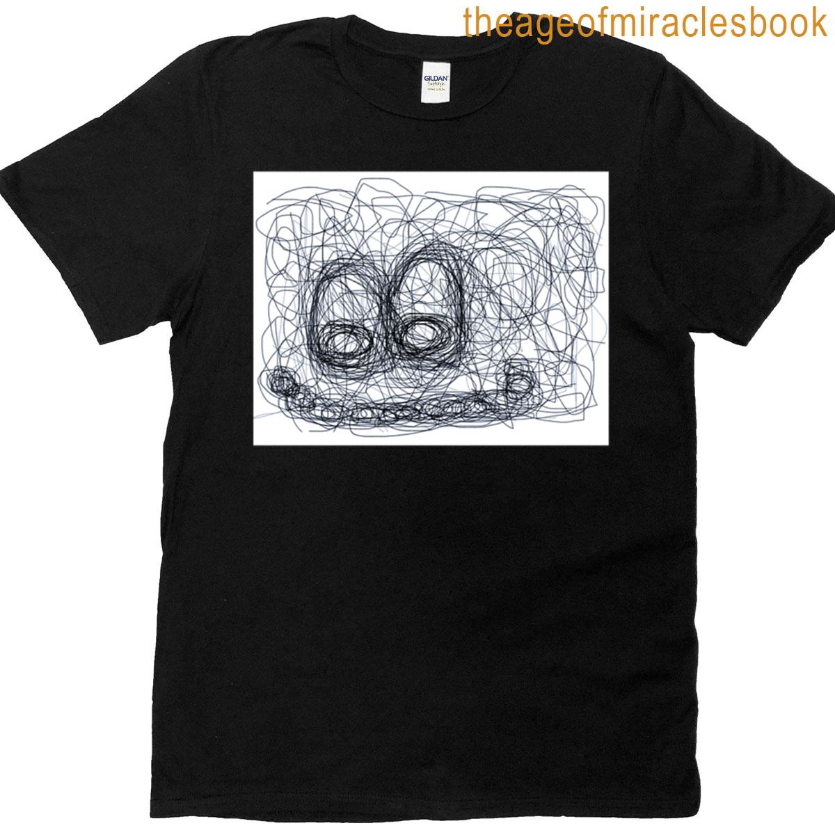 Smiling Face In Abstract Chaos T-shirt