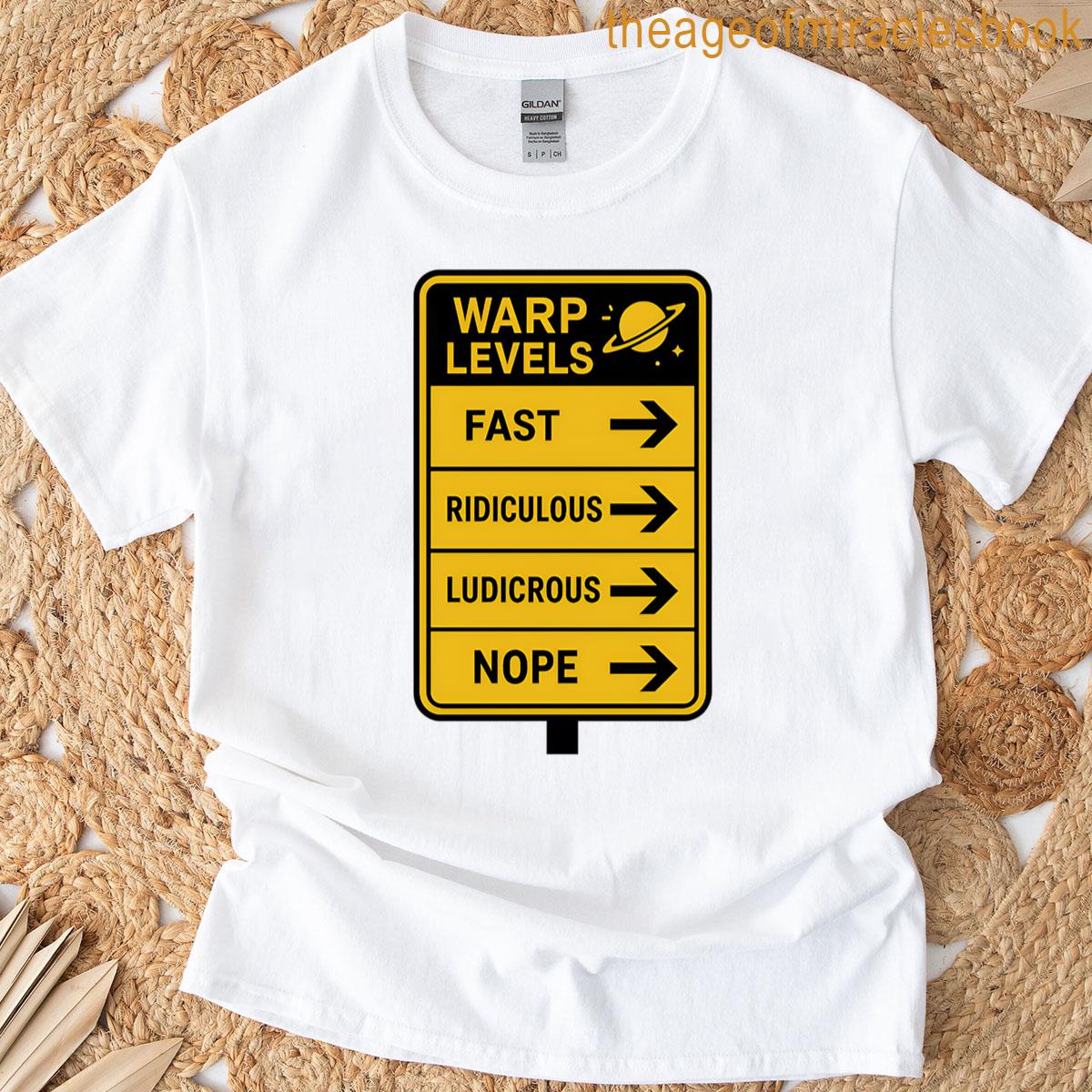 Spaceballs Caution Ludicrous Speed Zone Ahead T-shirt