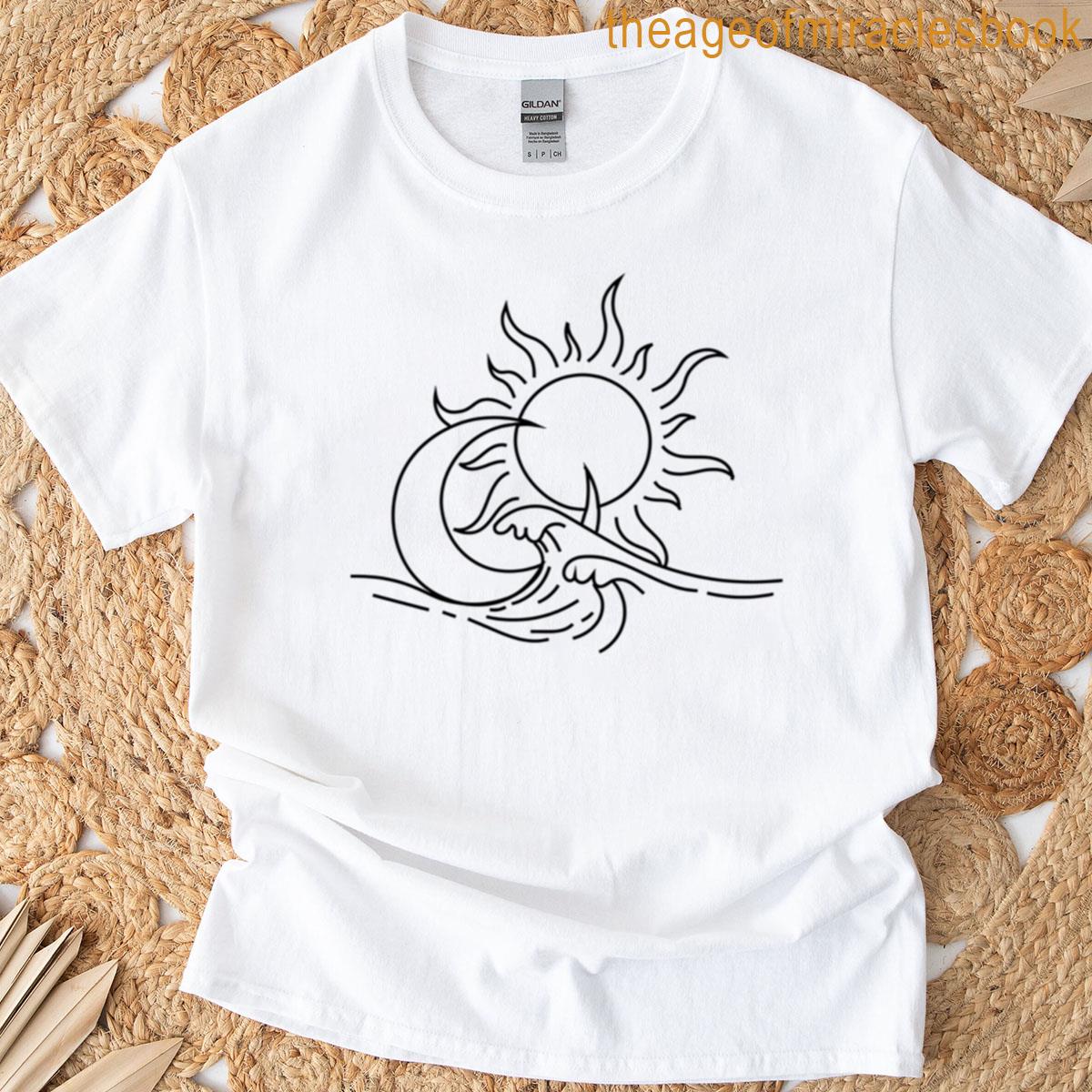 Sun And The Moon Illustration T-shirt