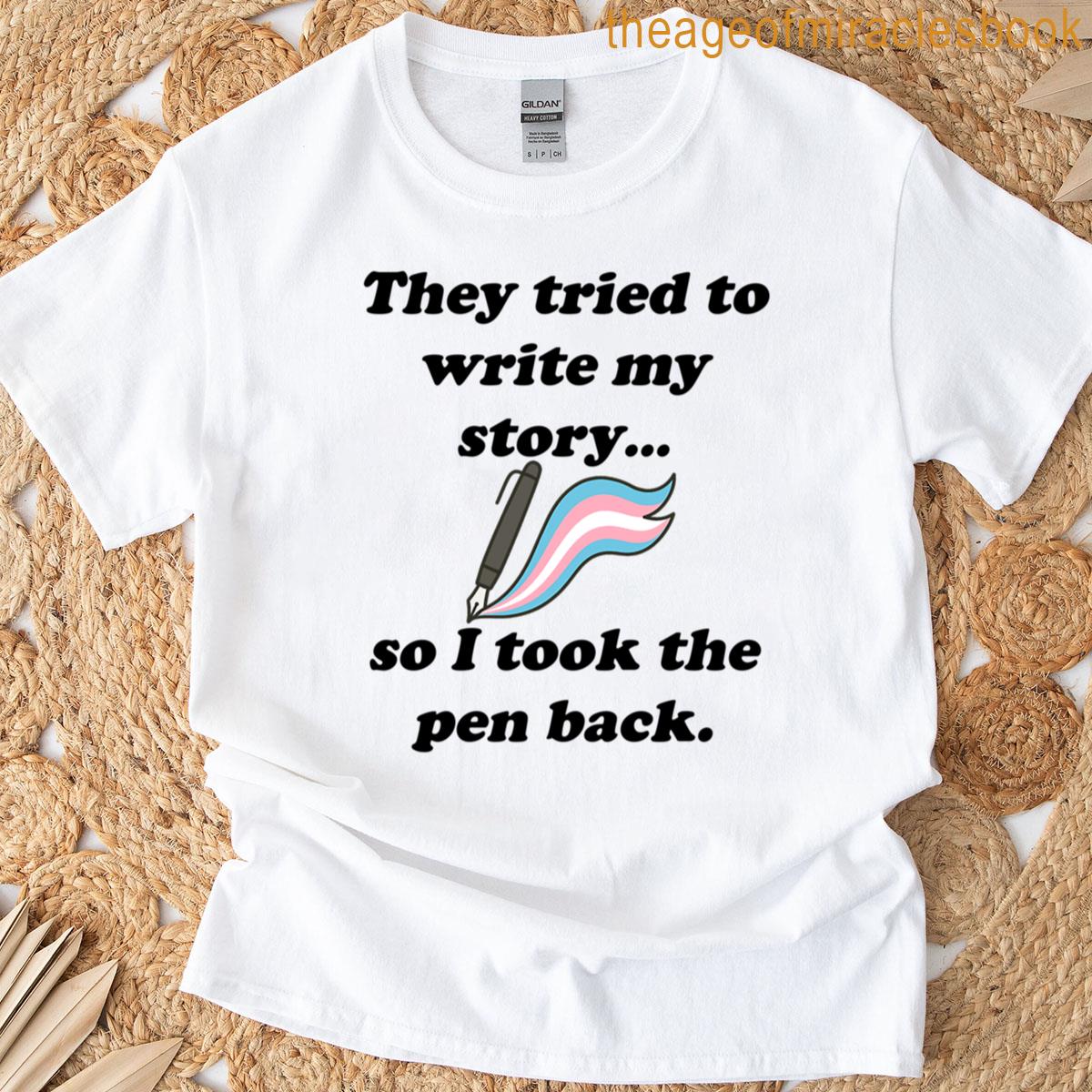 Write Your Own Story Trans Flag T-shirt