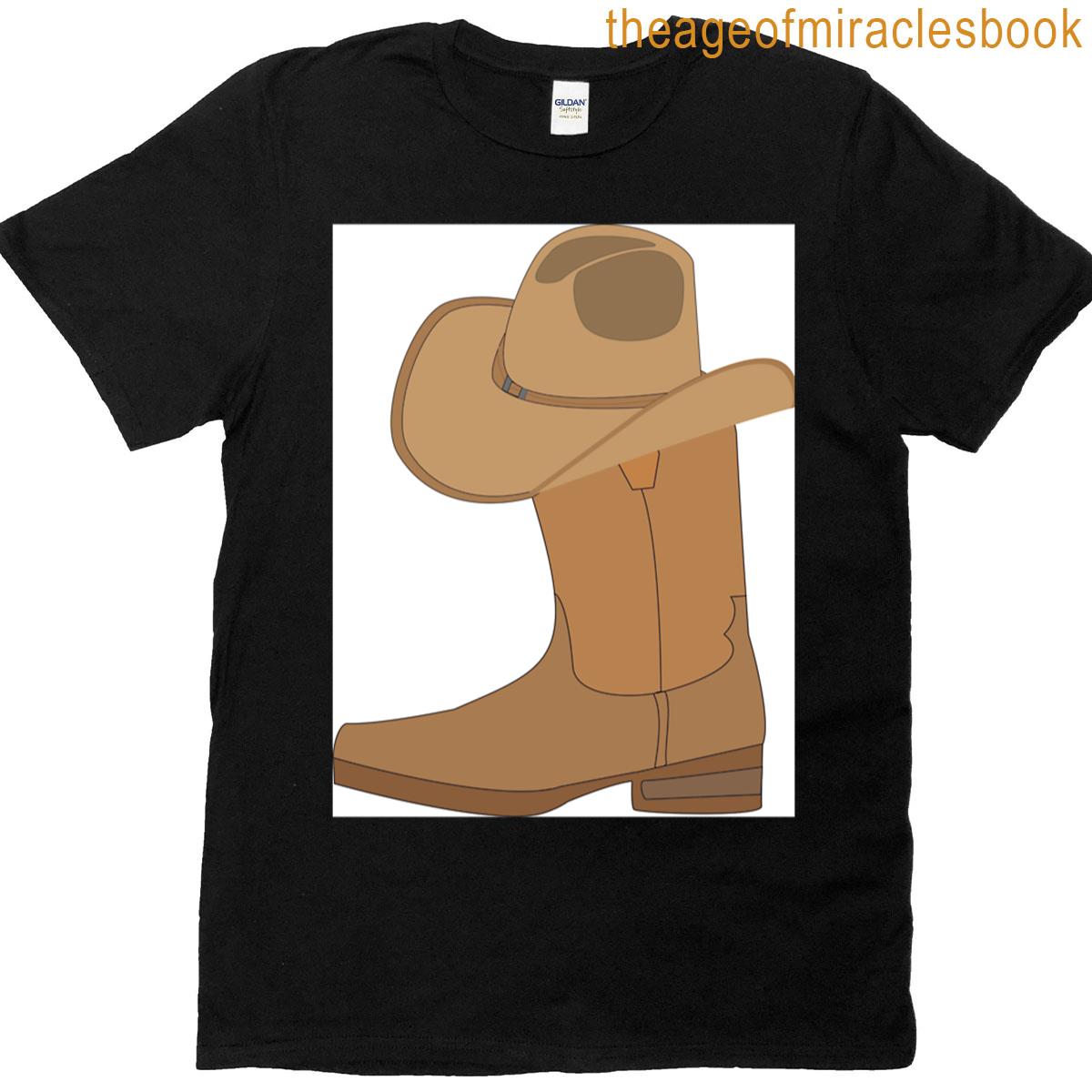 Cowboy Hat And Boot T-shirt