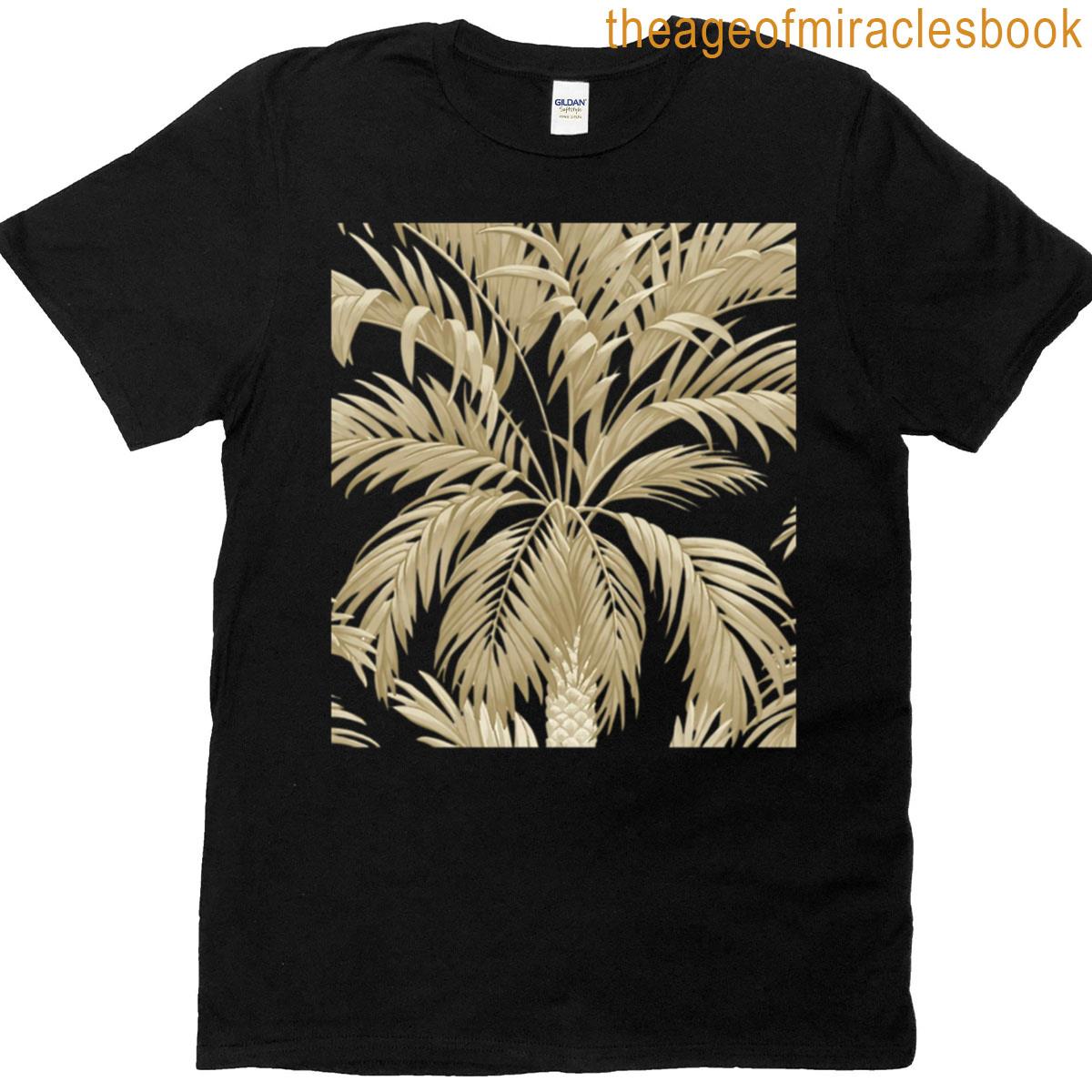 Palm Tree Plants Pattern T-shirt