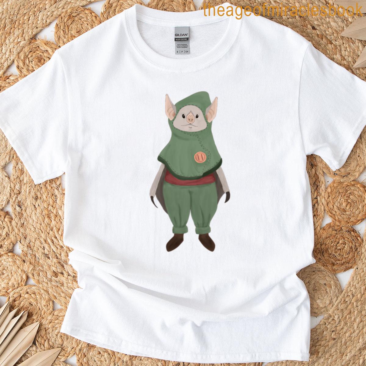 Rouge Bat Drawing Cute Button Dnd Character T-shirt