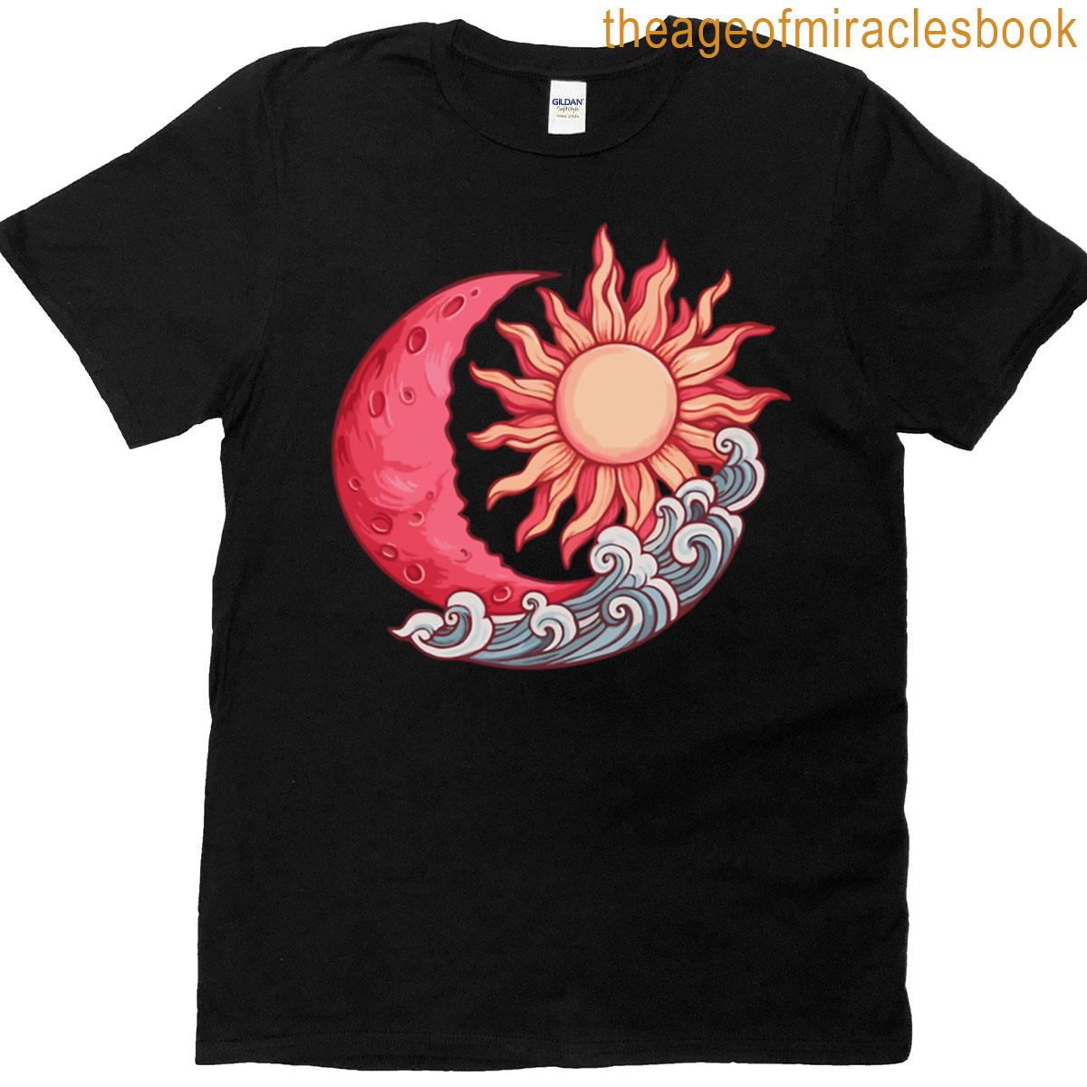 Sun And Moon And Wave T-shirt