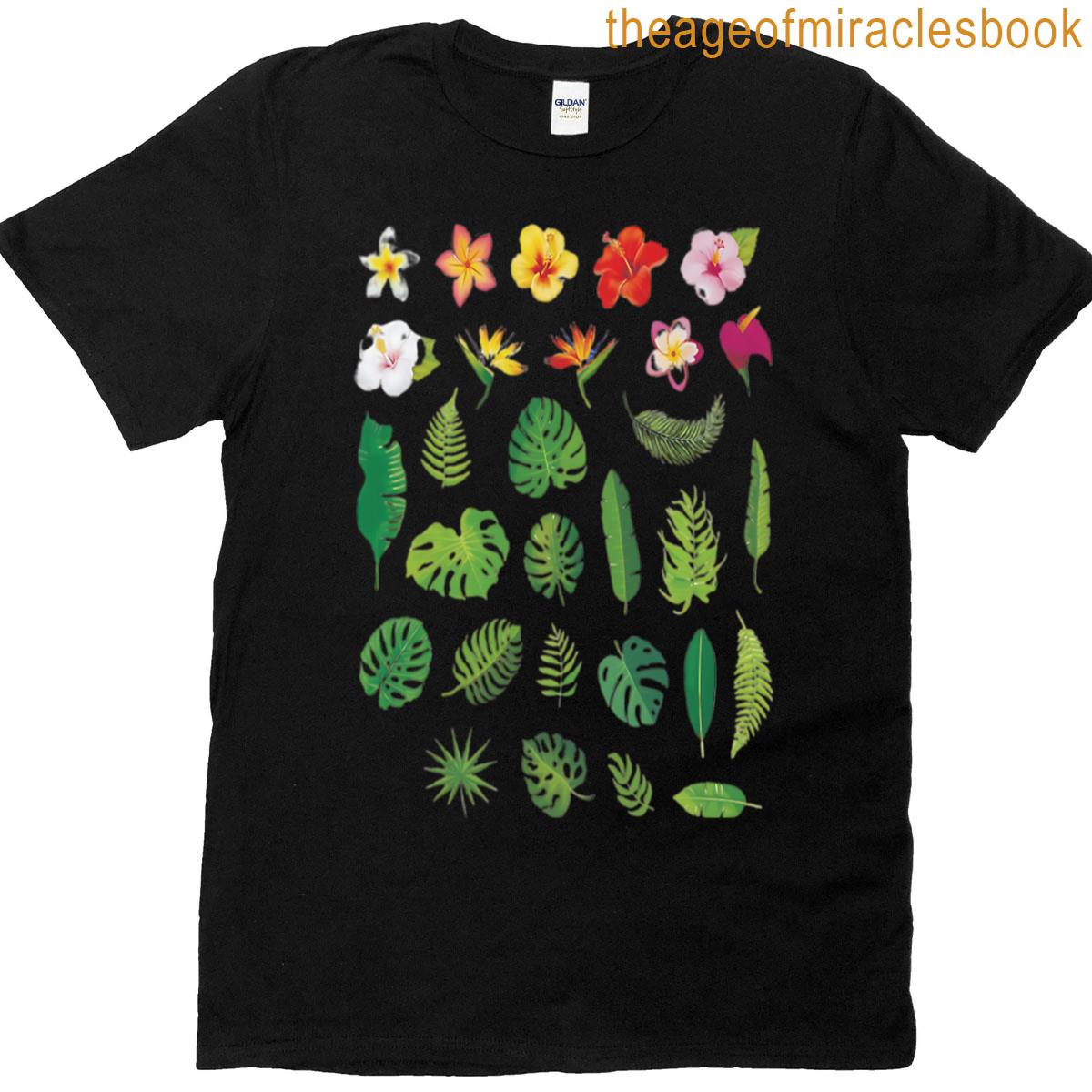 Tropical Plants Oversized T-shirt