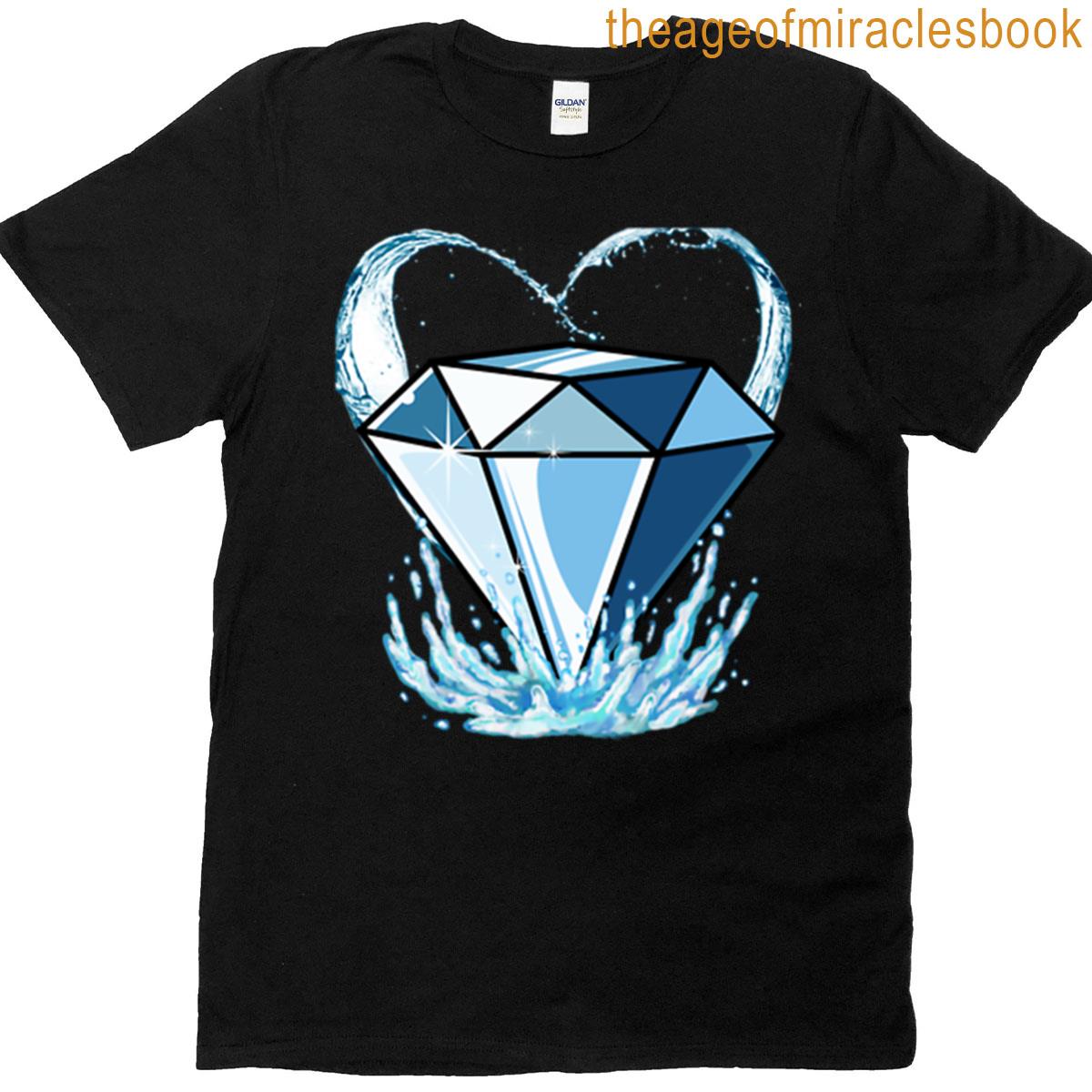 Blue Diamond In Water T-shirt