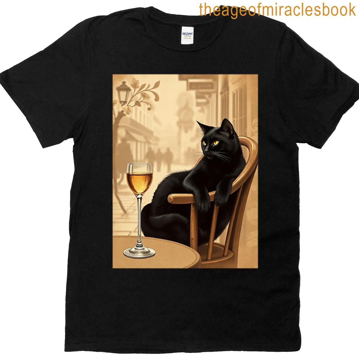 Caf Absinthe Cat T-shirt