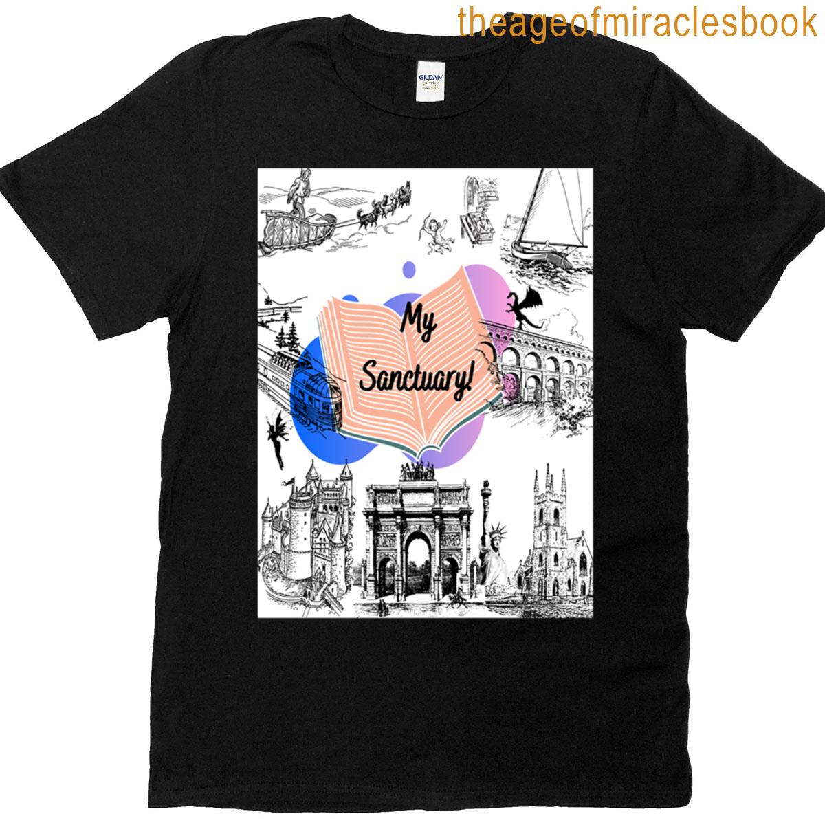 My Sanctuary Readingbooks Design T-shirt