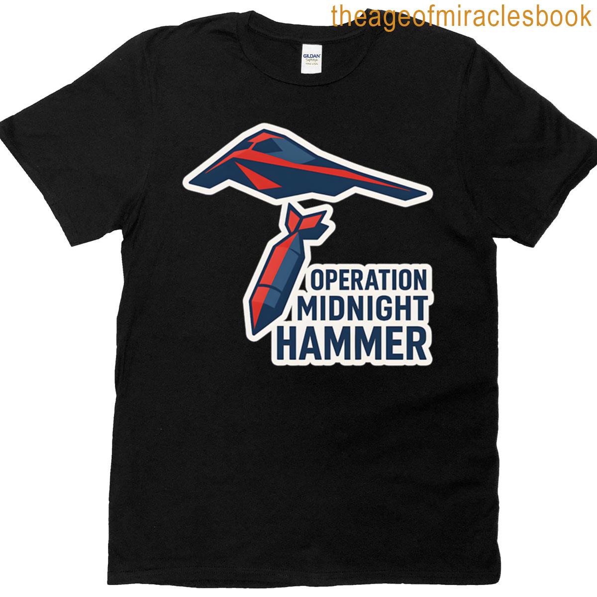 Operation Midnight Hammer Stealth Bomber Strike T-shirt
