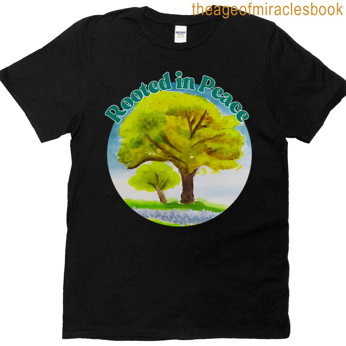 Rooted In Peace Calming Tree Artwork T-shirt