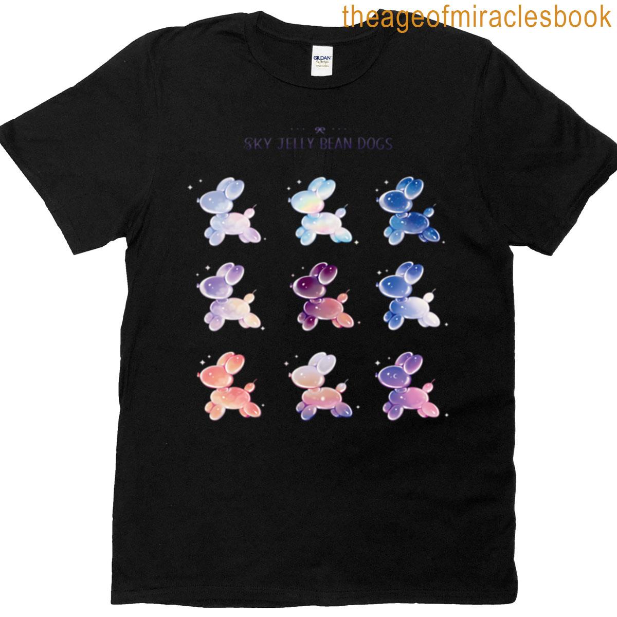 Sky Jelly Bean Dogs T-shirt
