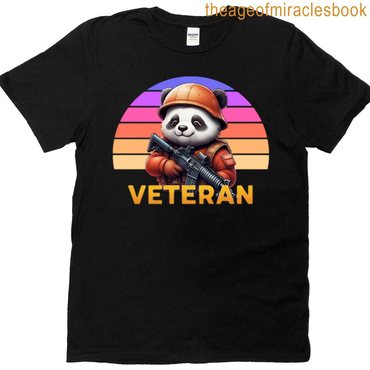 Veteran Panda T-shirt