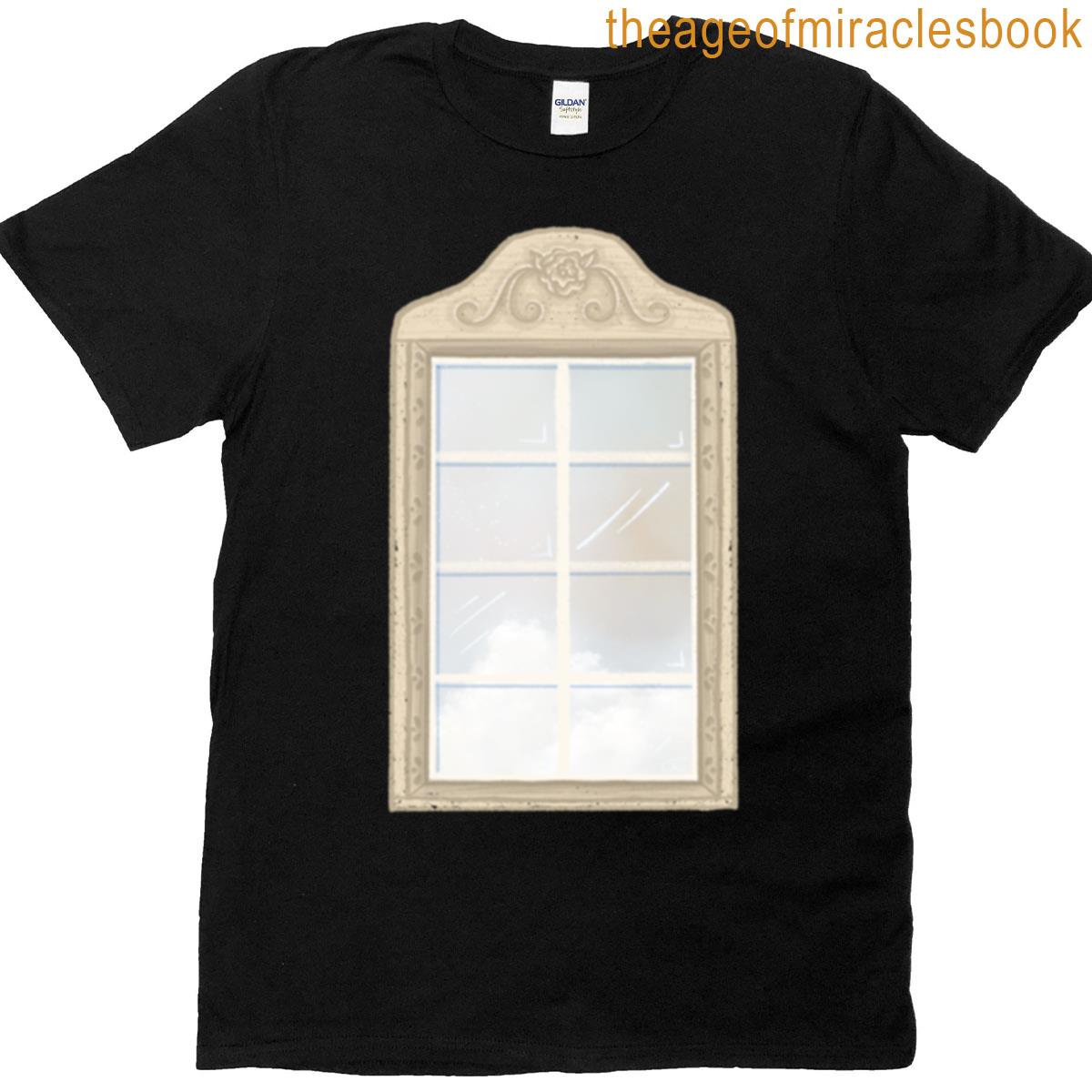 Cottage Window Light Sky View T-shirt