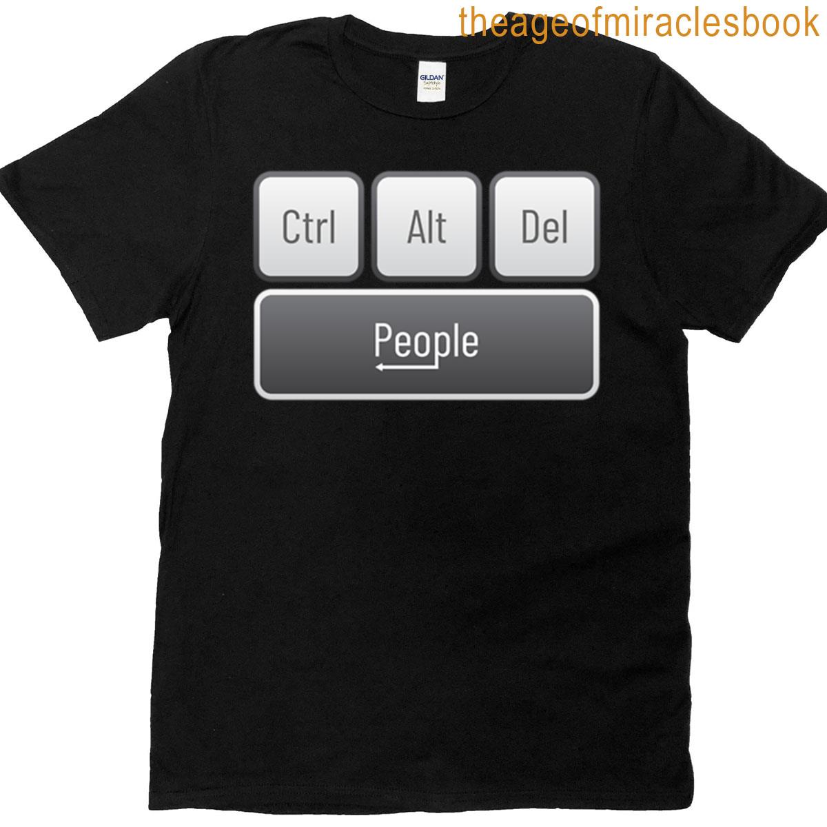 Ctrl Alt Del People T-shirt