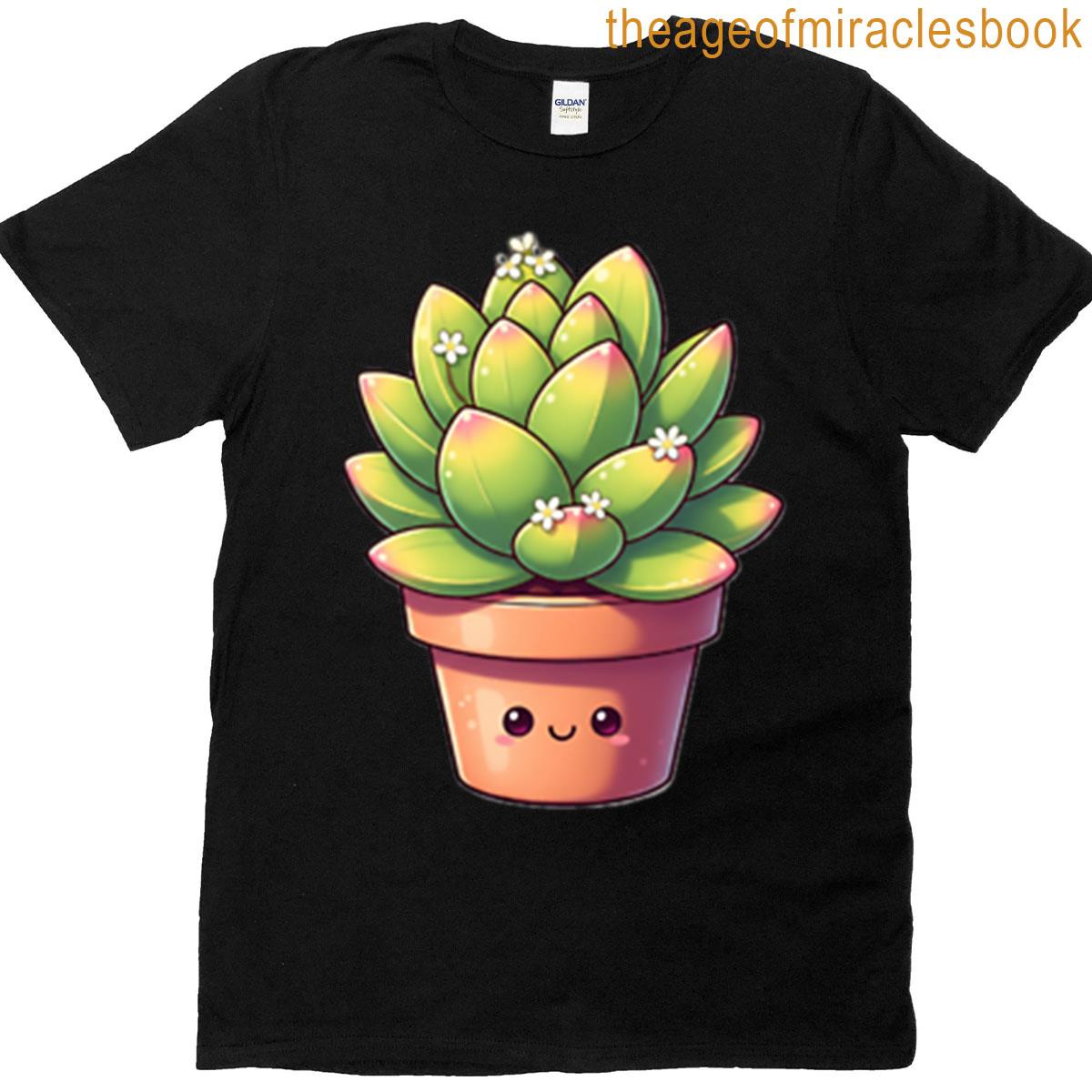 Cute Succulent Plant T-shirt