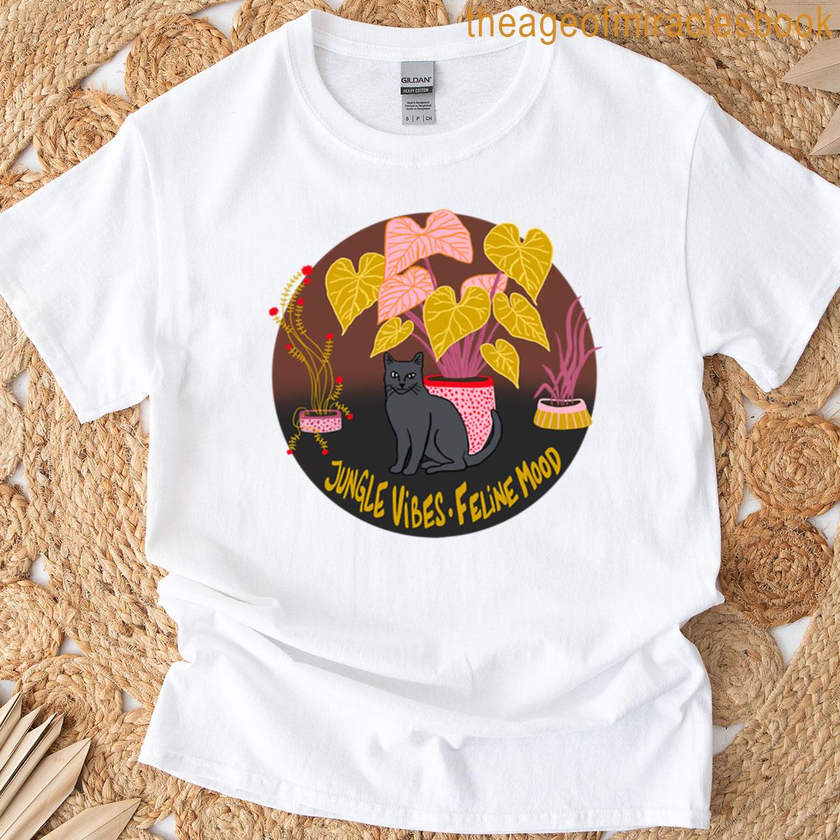 Feline Jungle Mood Boho Vibe T-shirt