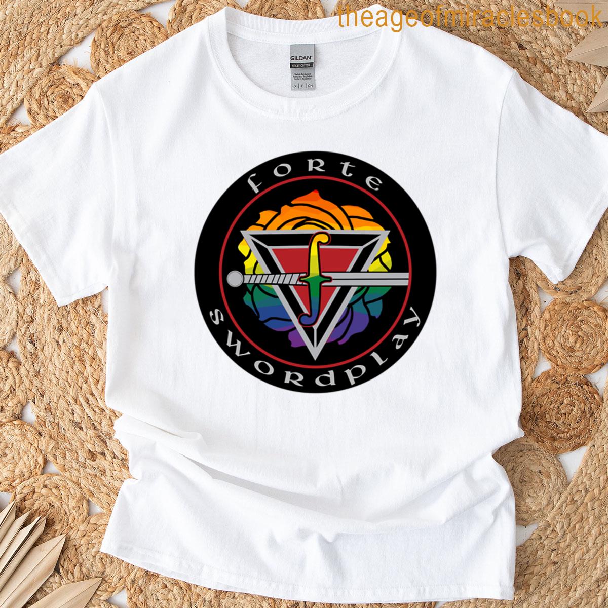Forte Logo – Rainbow Tri-blend T-shirt