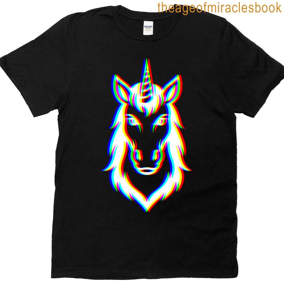 Glitch Unicorn Magic Trend T-shirt