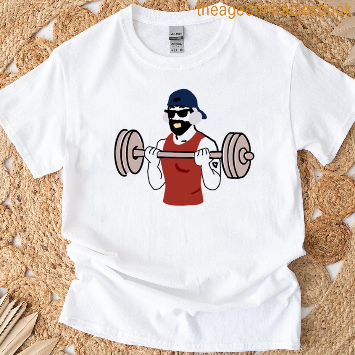 Gym Bro Sticker Apparel Design T-shirt