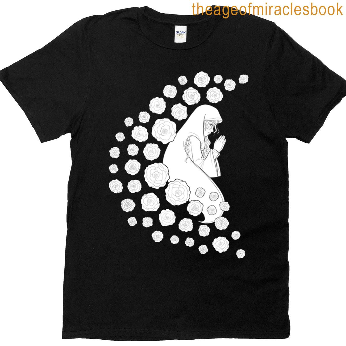 Holy Mary With Roses T-shirt