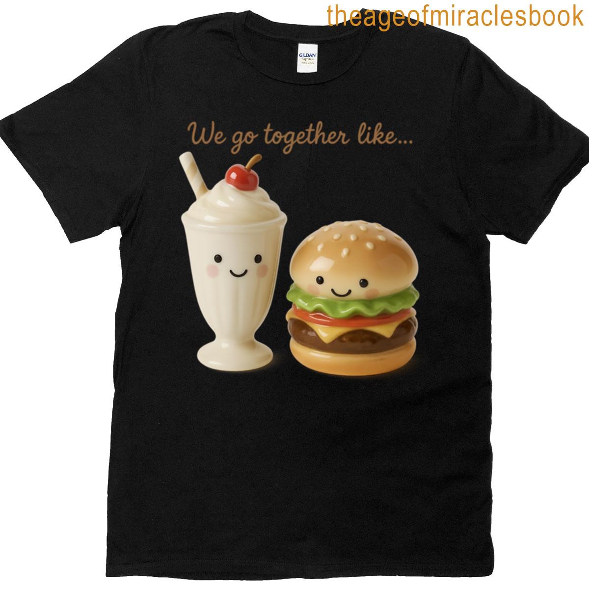Milkshake Burger Love At First Bite T-shirt